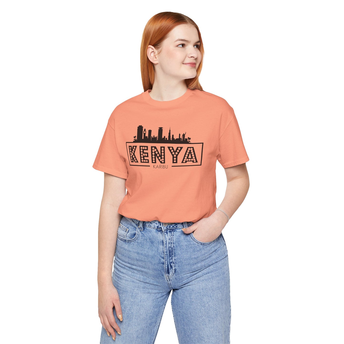 Kenya Karibu Travel Tee - Celebrate Culture & Travel