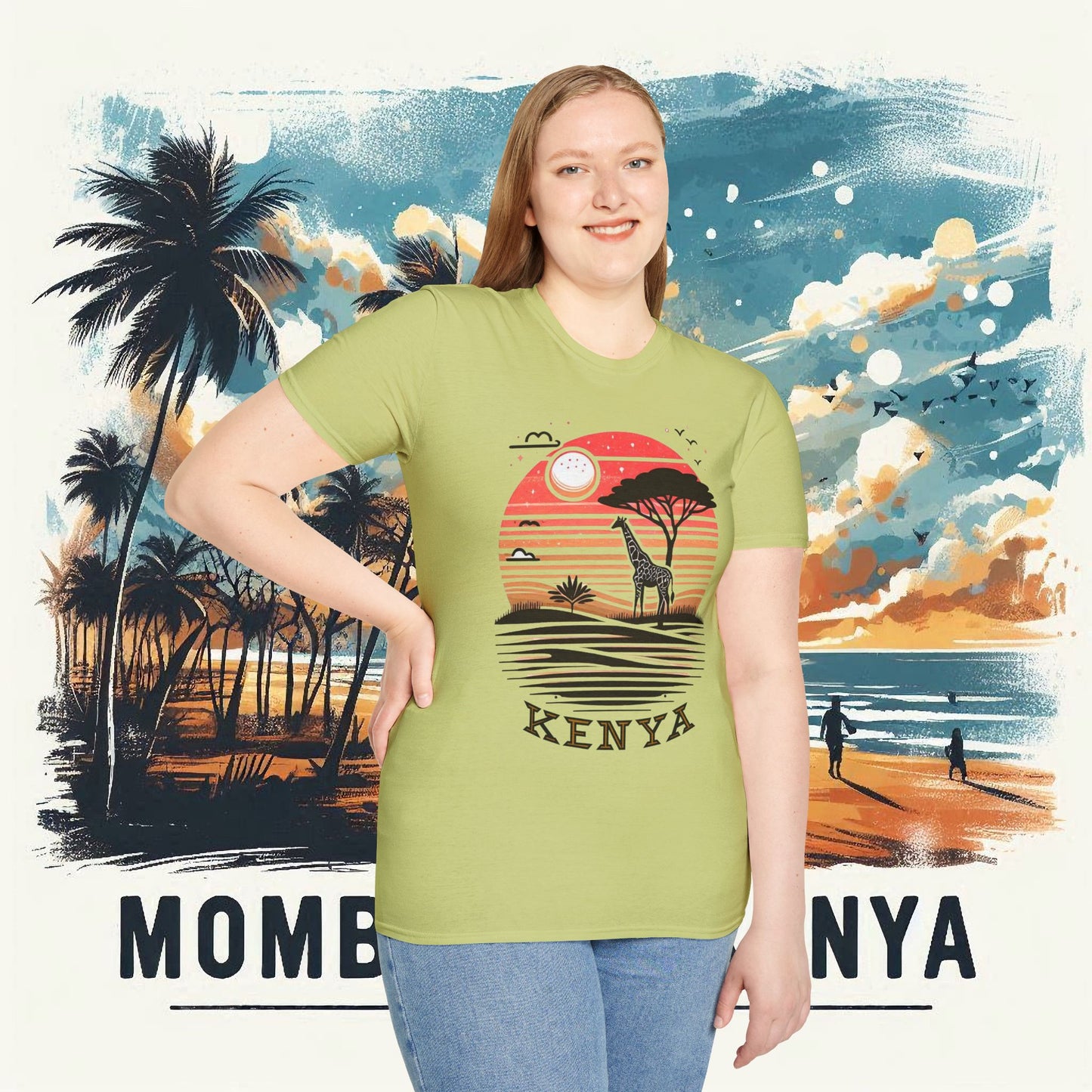 Kenya SavanUnisex Softstyle T-Shirt