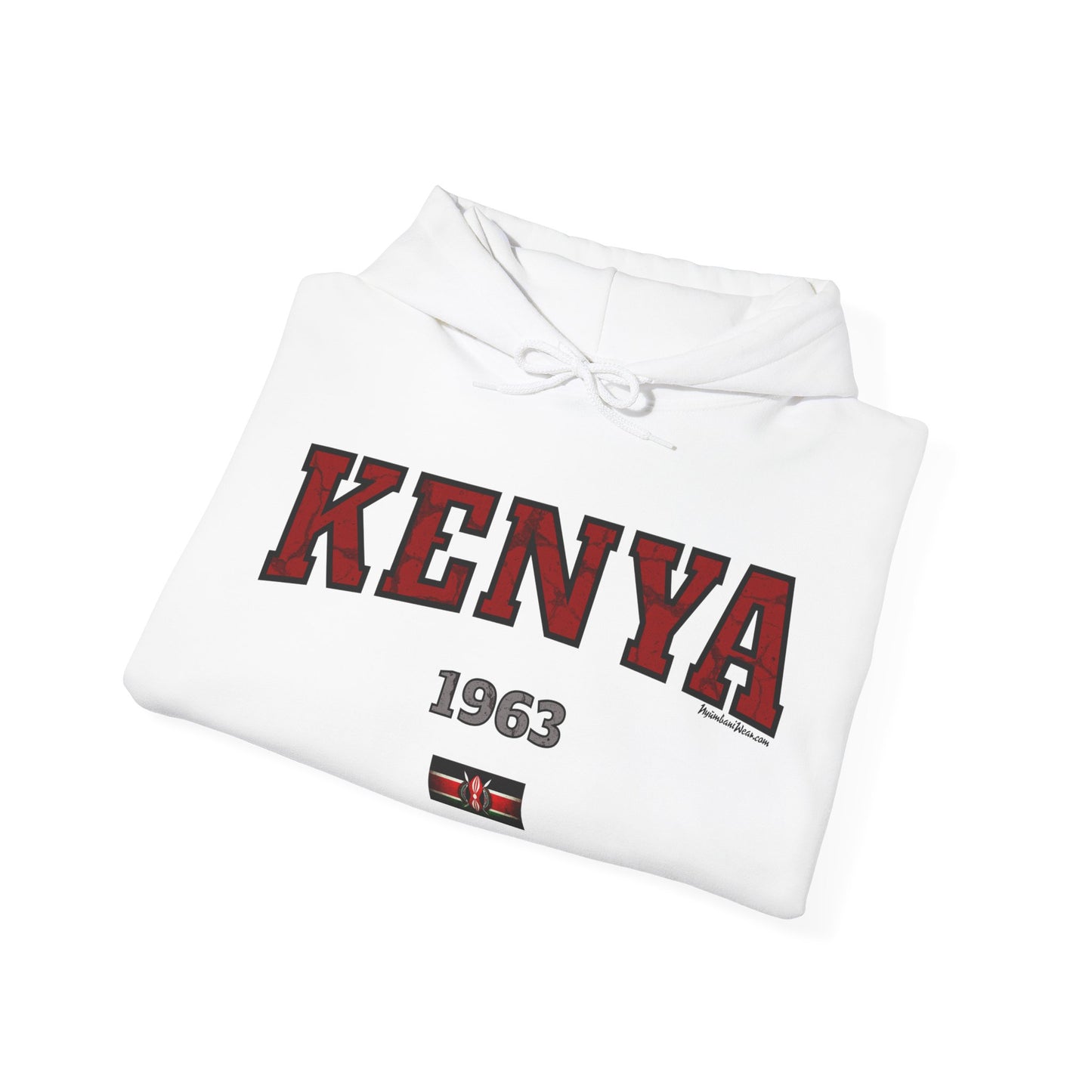 Kenyan 1963 Hooded Sweatshirt with Flag Design