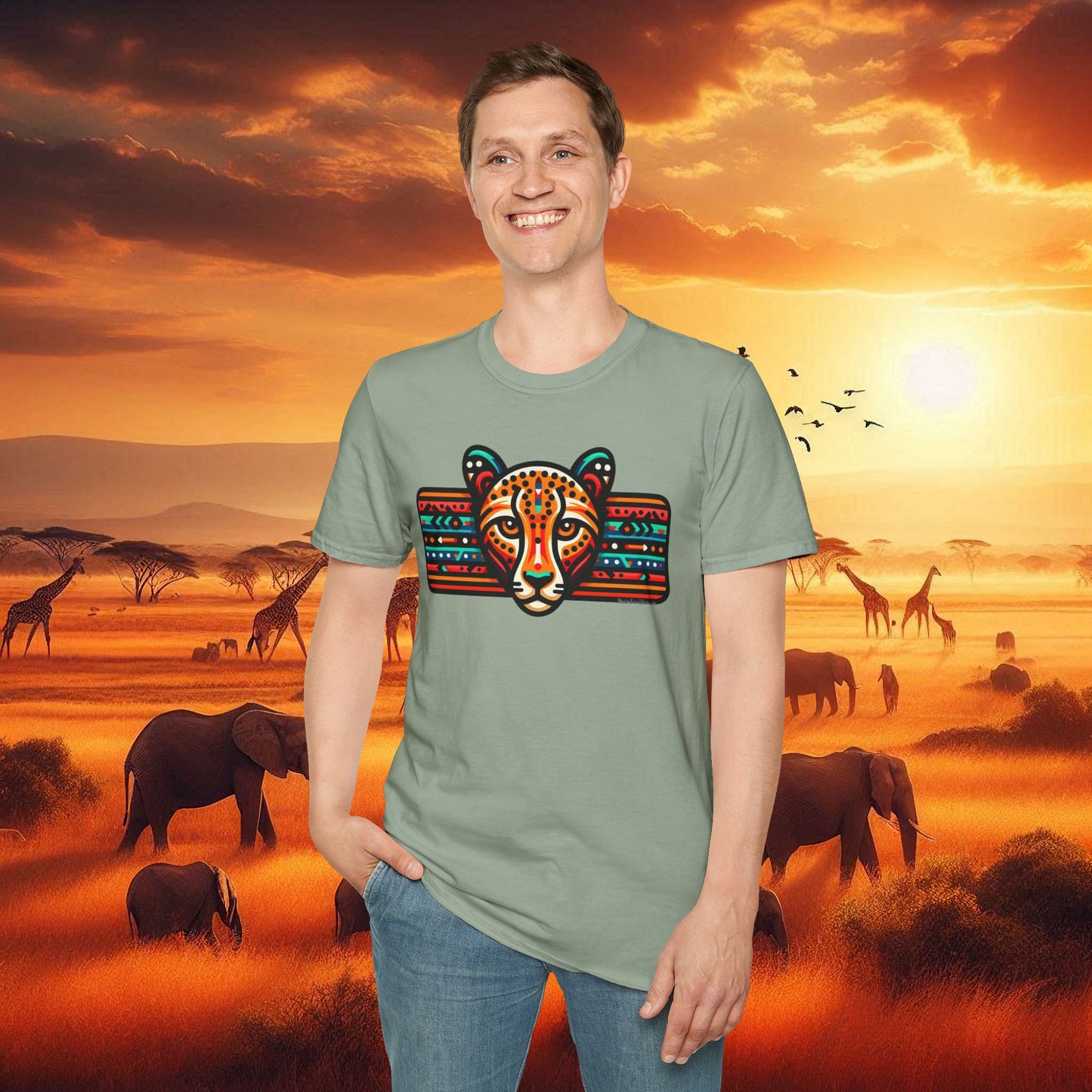 Leopard Tee Unisex Softstyle T-Shirt