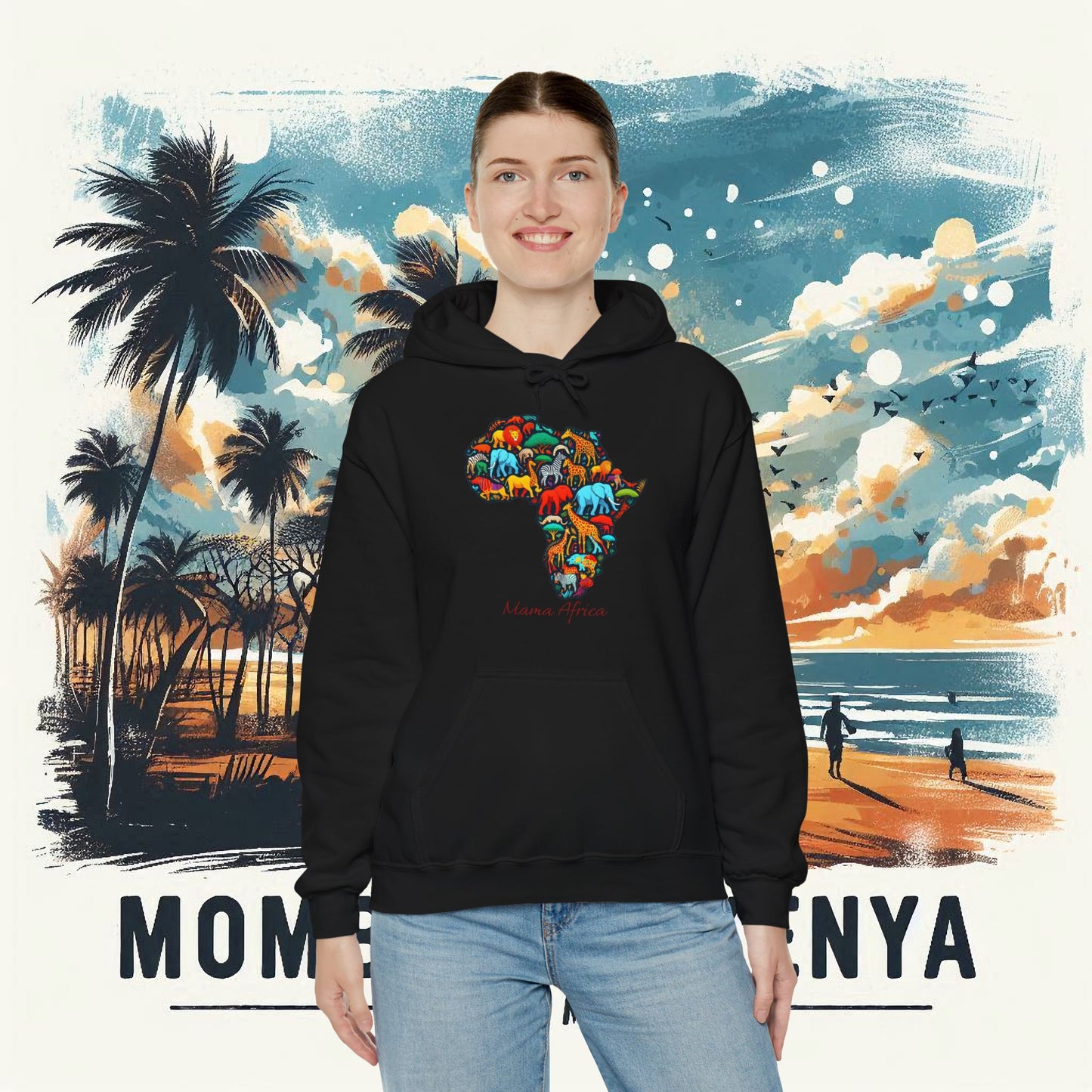 Mama Africa Unisex Heavy Blend™ Hooded Sweatshirt