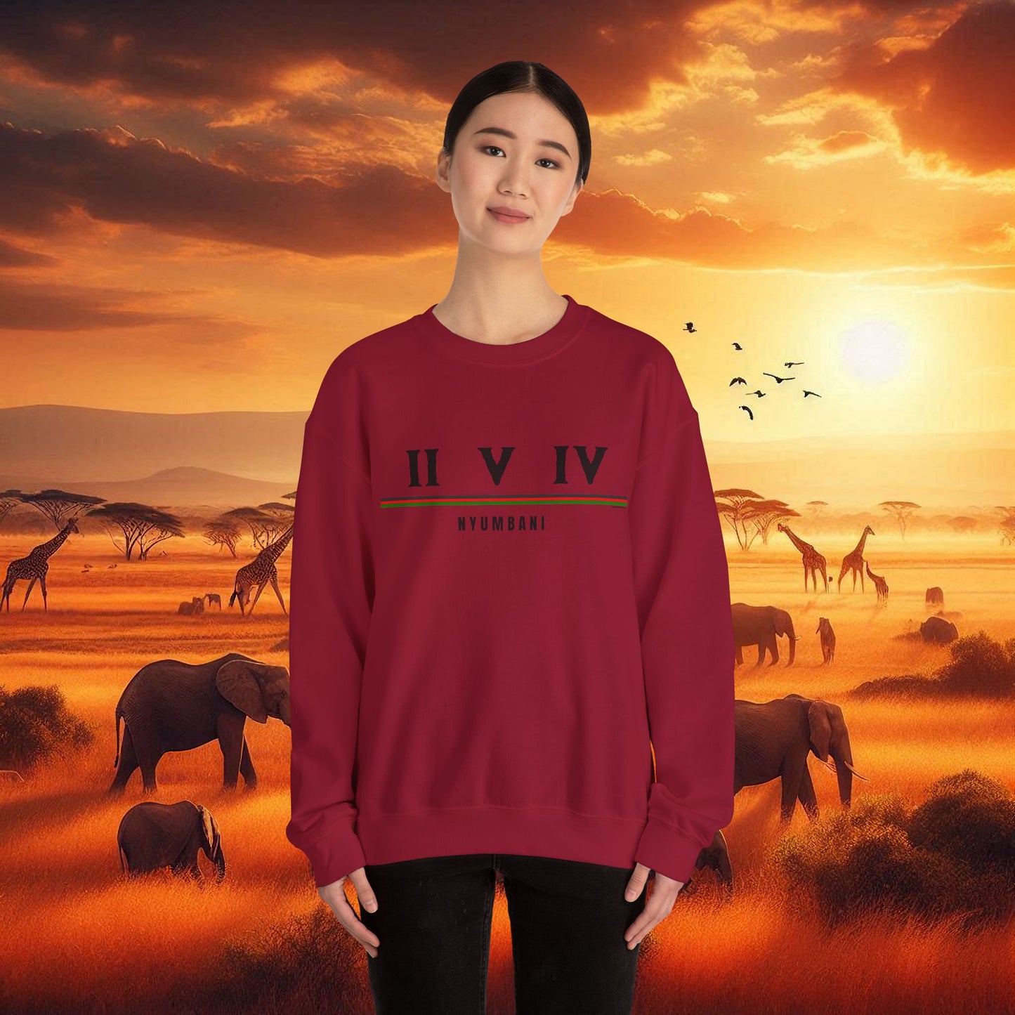 Kenyan 254 Flag Unisex Sweatshirt
