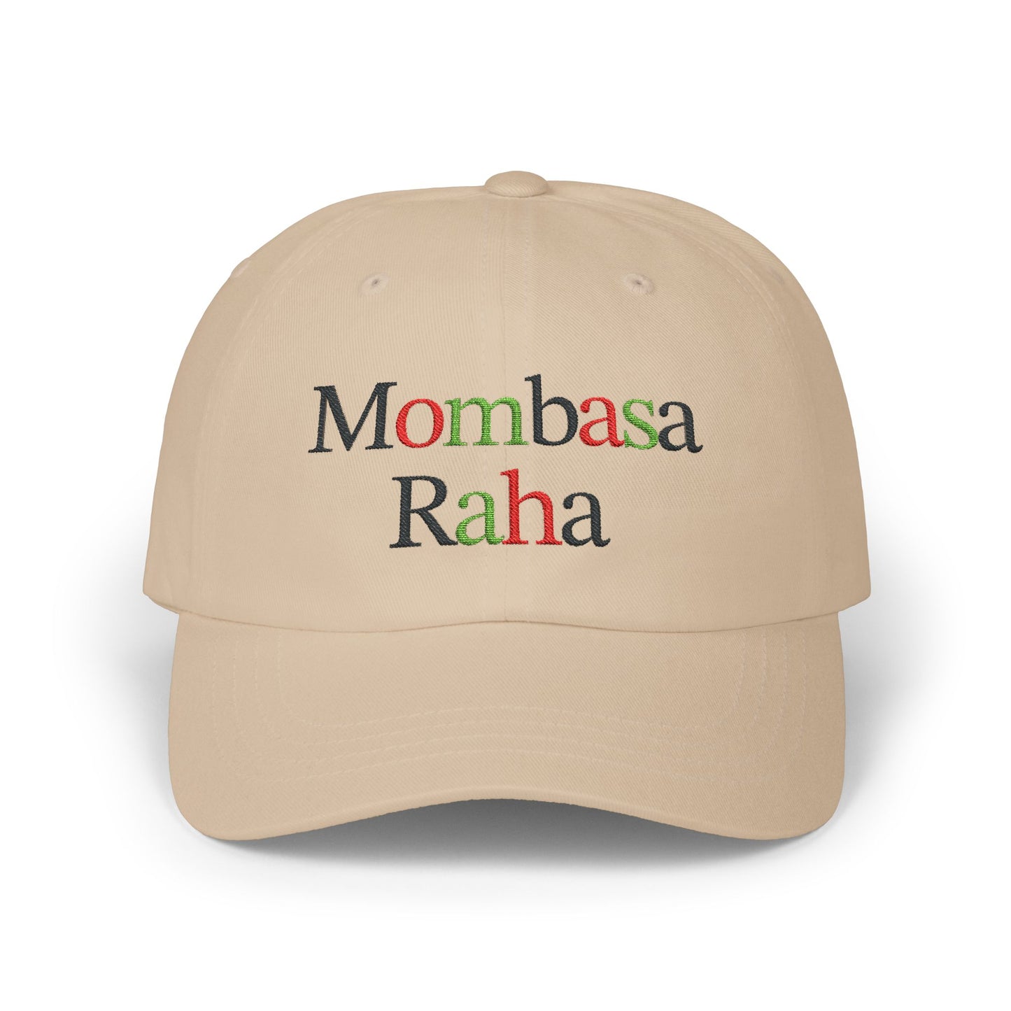 Mombasa Raha Embroidered Cap in Multi-Color