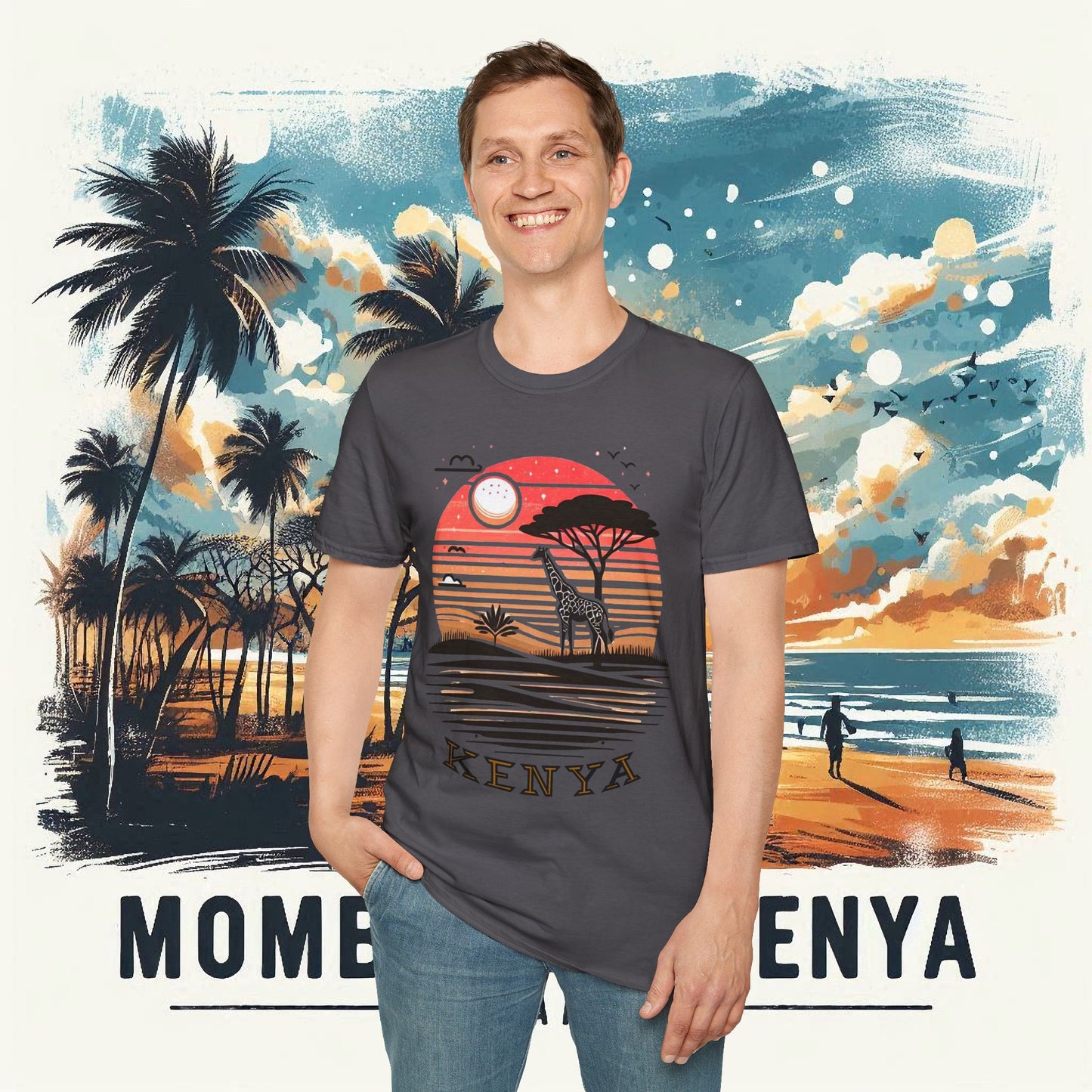 Kenya SavanUnisex Softstyle T-Shirt