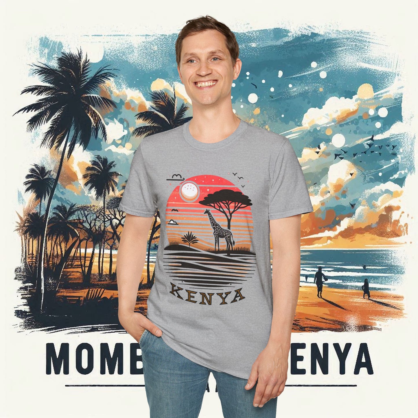 Kenya SavanUnisex Softstyle T-Shirt