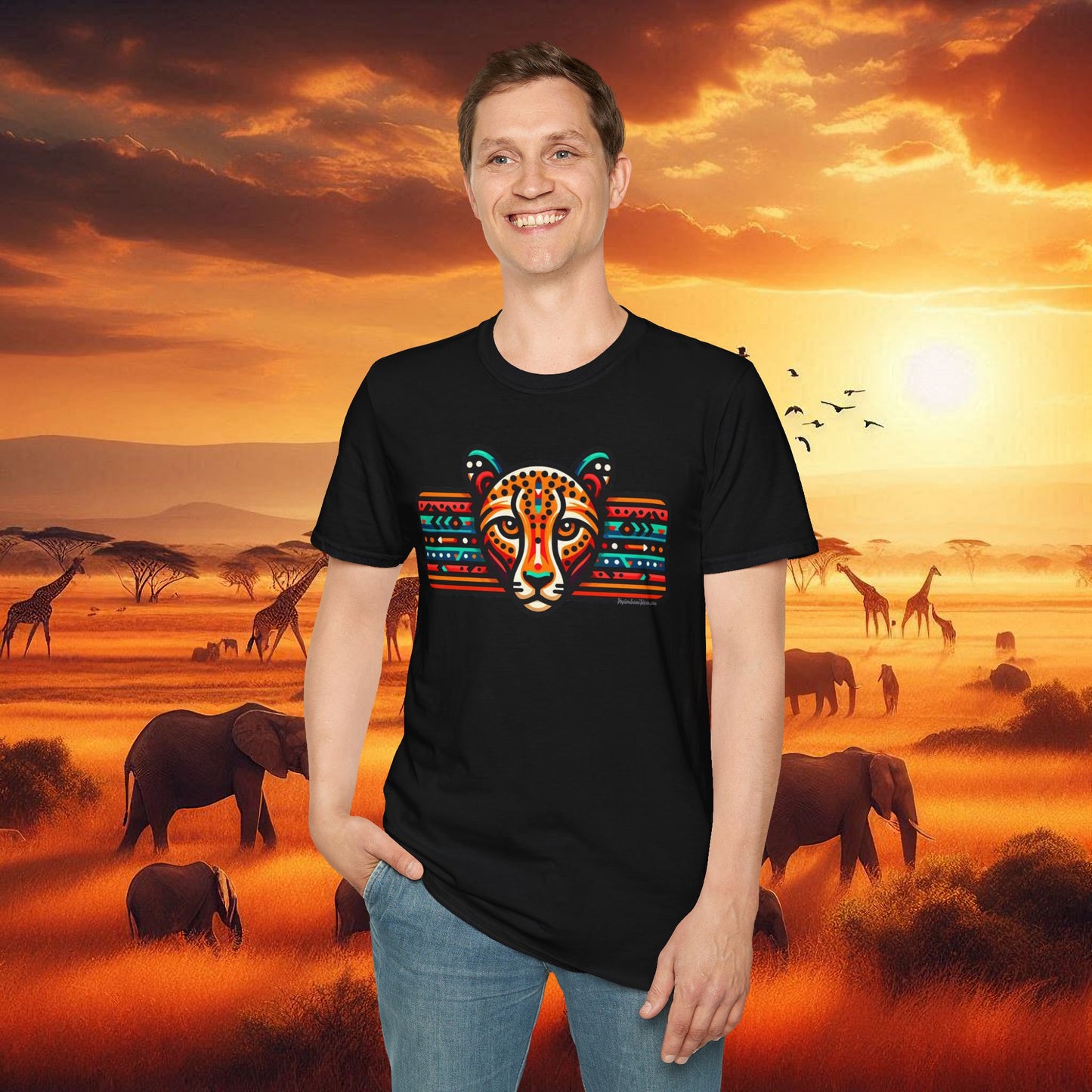 Leopard Tee Unisex Softstyle T-Shirt