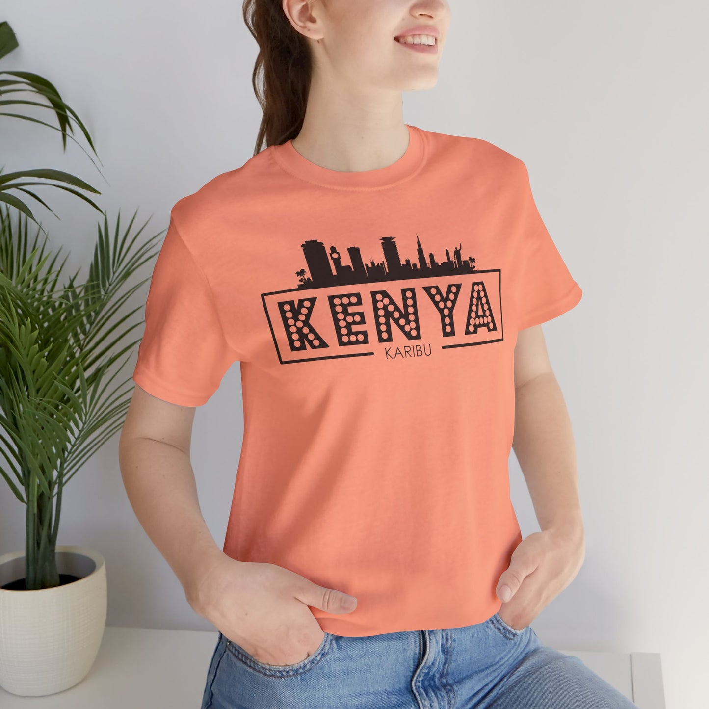 Kenya Karibu Travel Tee - Celebrate Culture & Travel