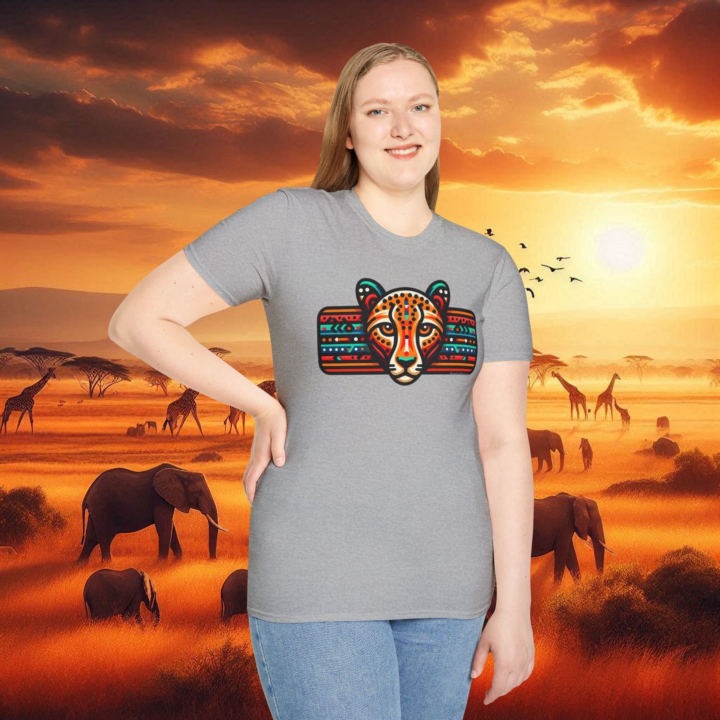Leopard Tee Unisex Softstyle T-Shirt