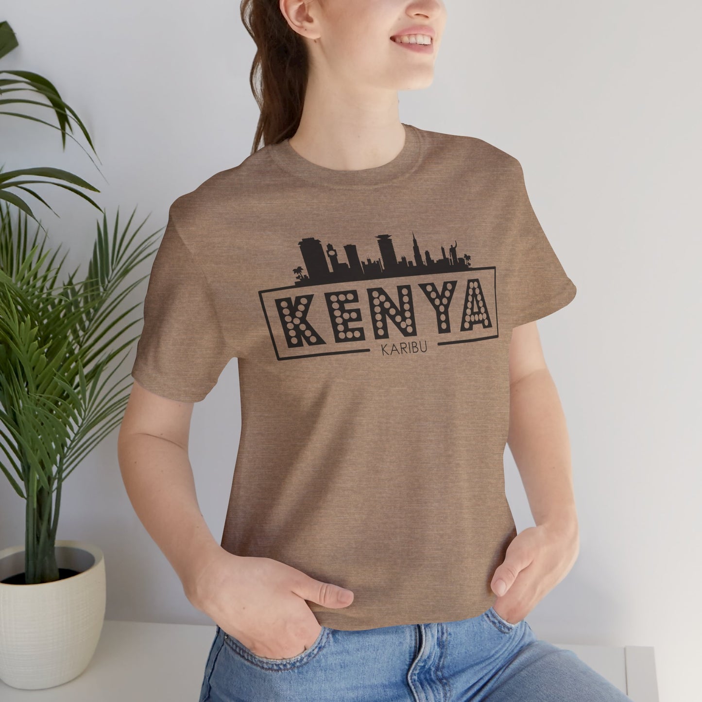 Kenya Karibu Travel Tee - Celebrate Culture & Travel