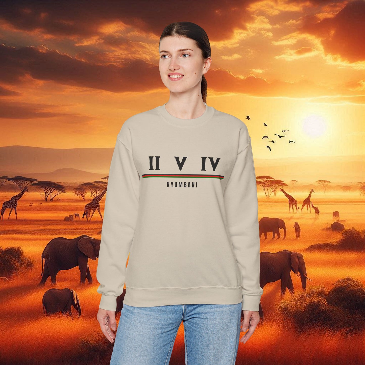 Kenyan 254 Flag Unisex Sweatshirt