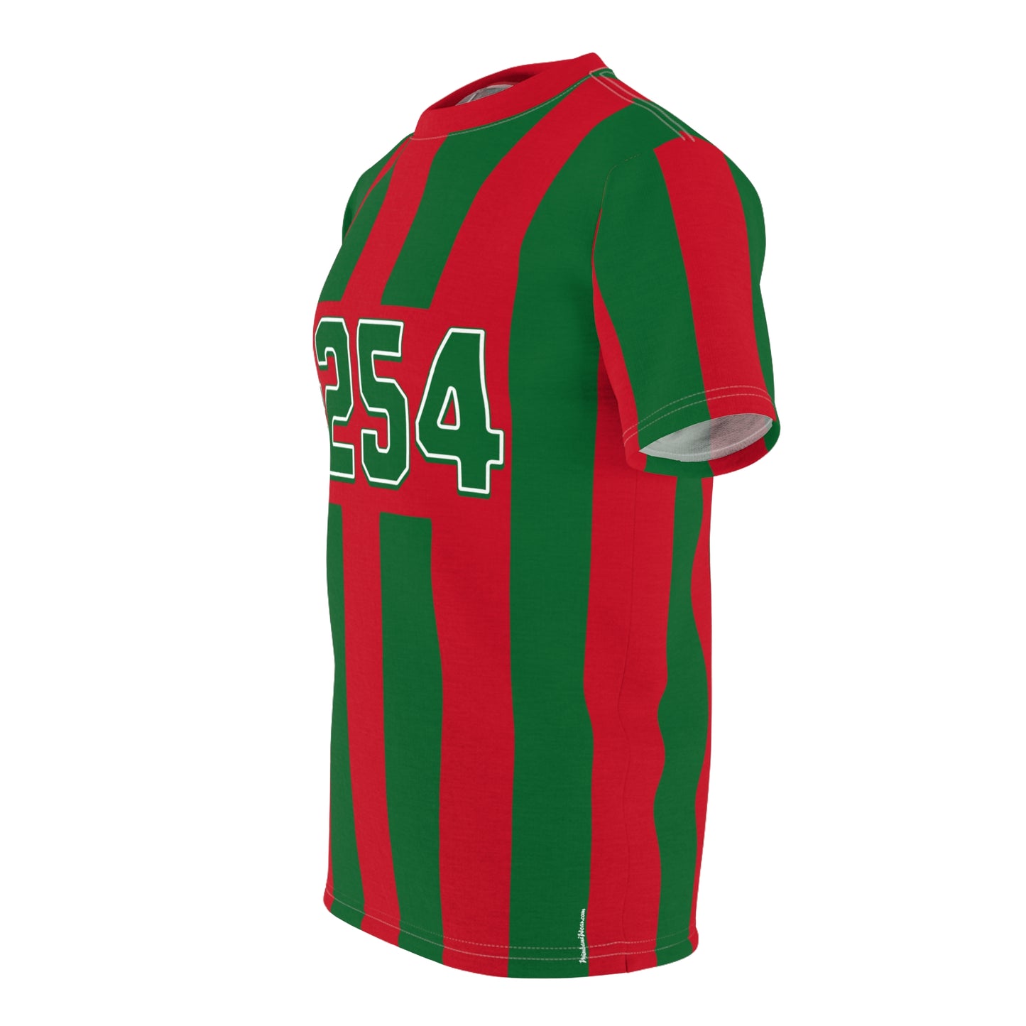 Soccer Jersey Tee - +254 Kenya Striped Design