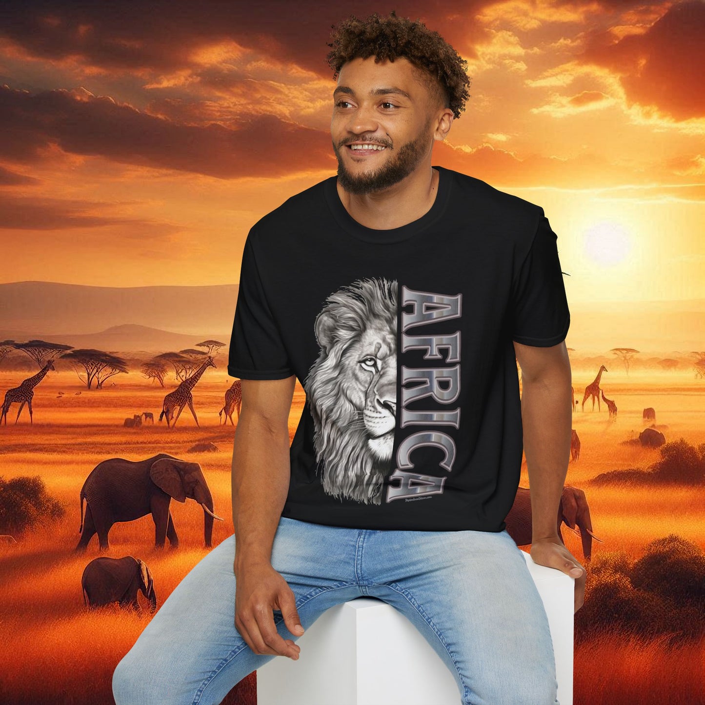 Lion Africa T-Shirt - Unisex