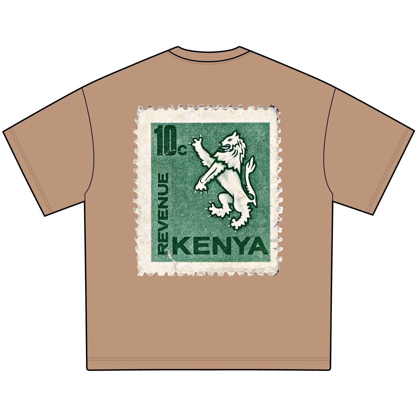 Men's Oversize Tee - Good Old Times Distressed T-Shirt