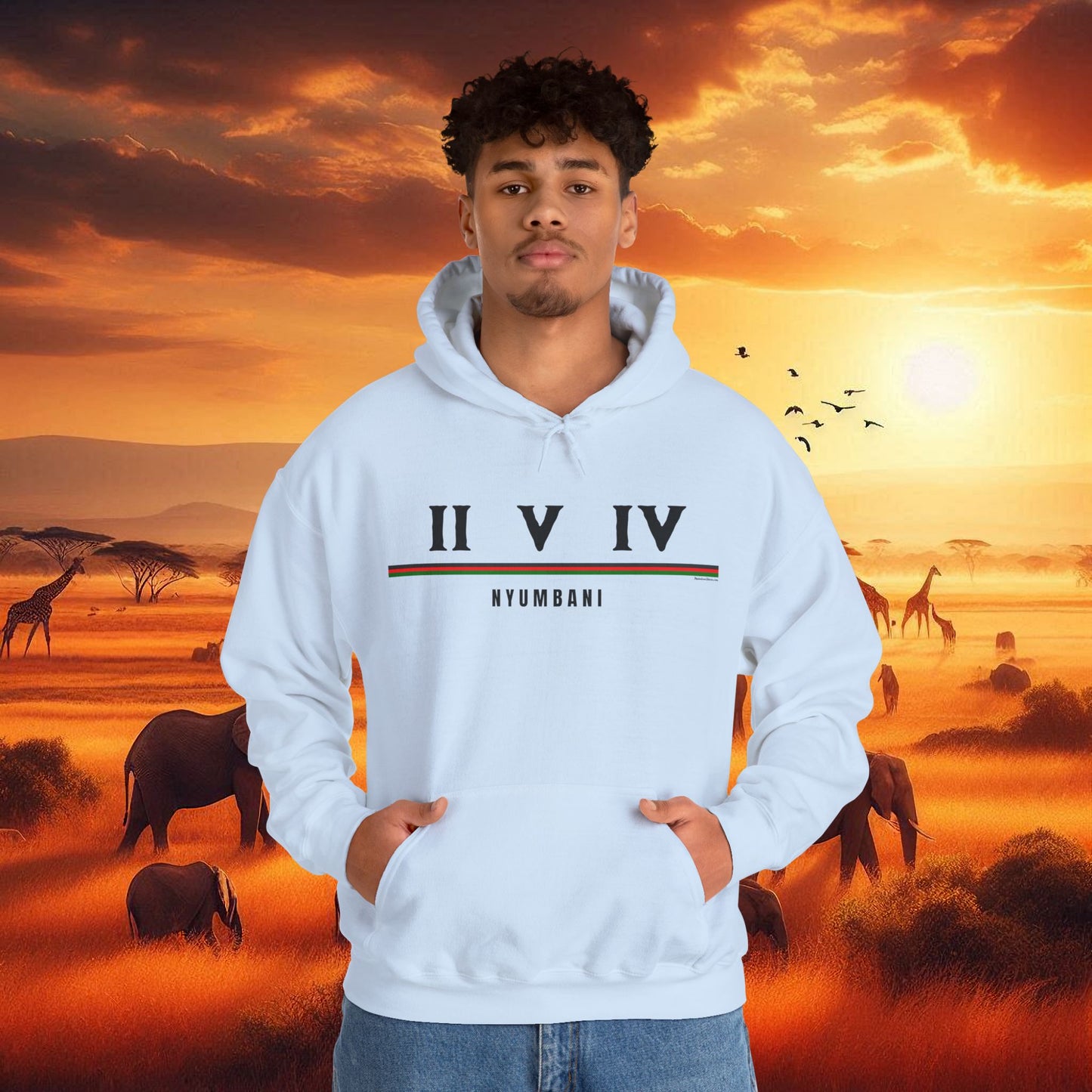 Kenya 254 Home Hooded Sweatshirt