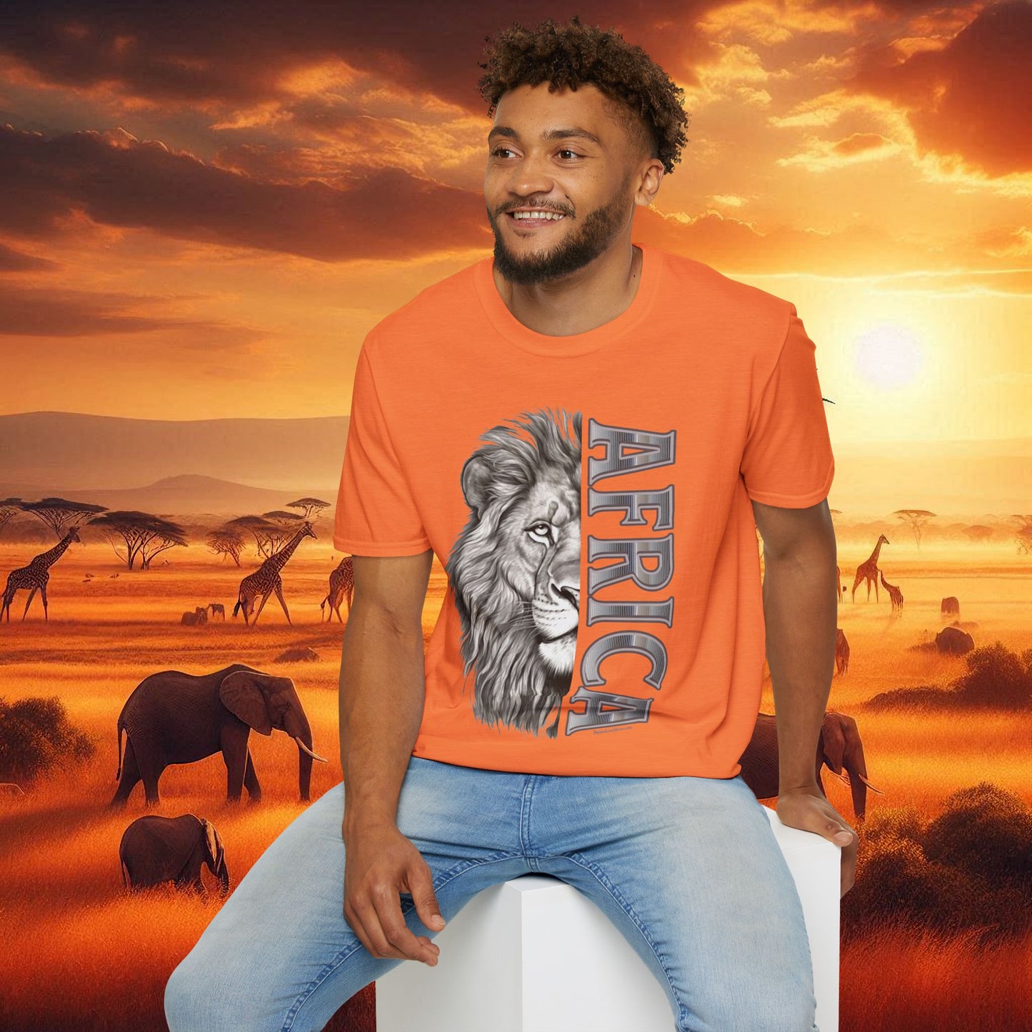Lion Africa T-Shirt - Unisex