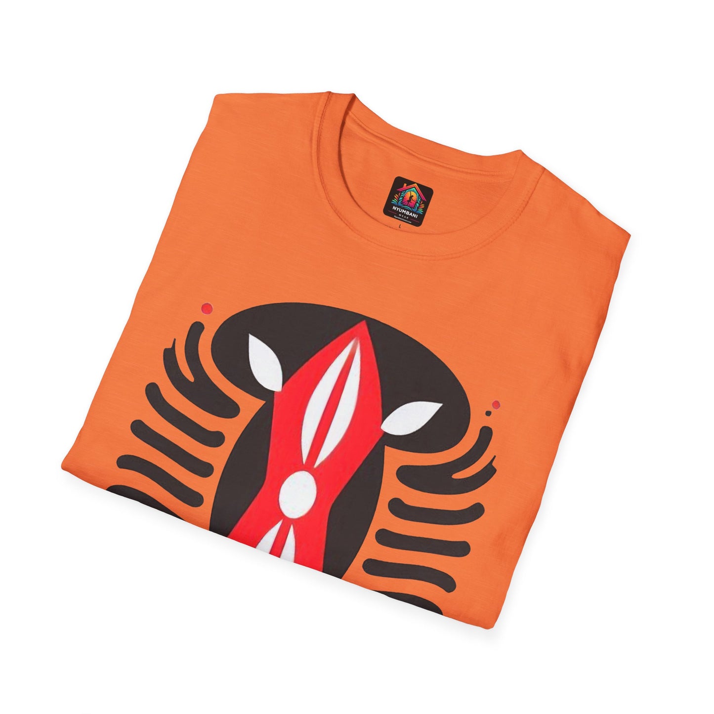 Kenyan Abstract Shield Unisex Softstyle T-Shirt