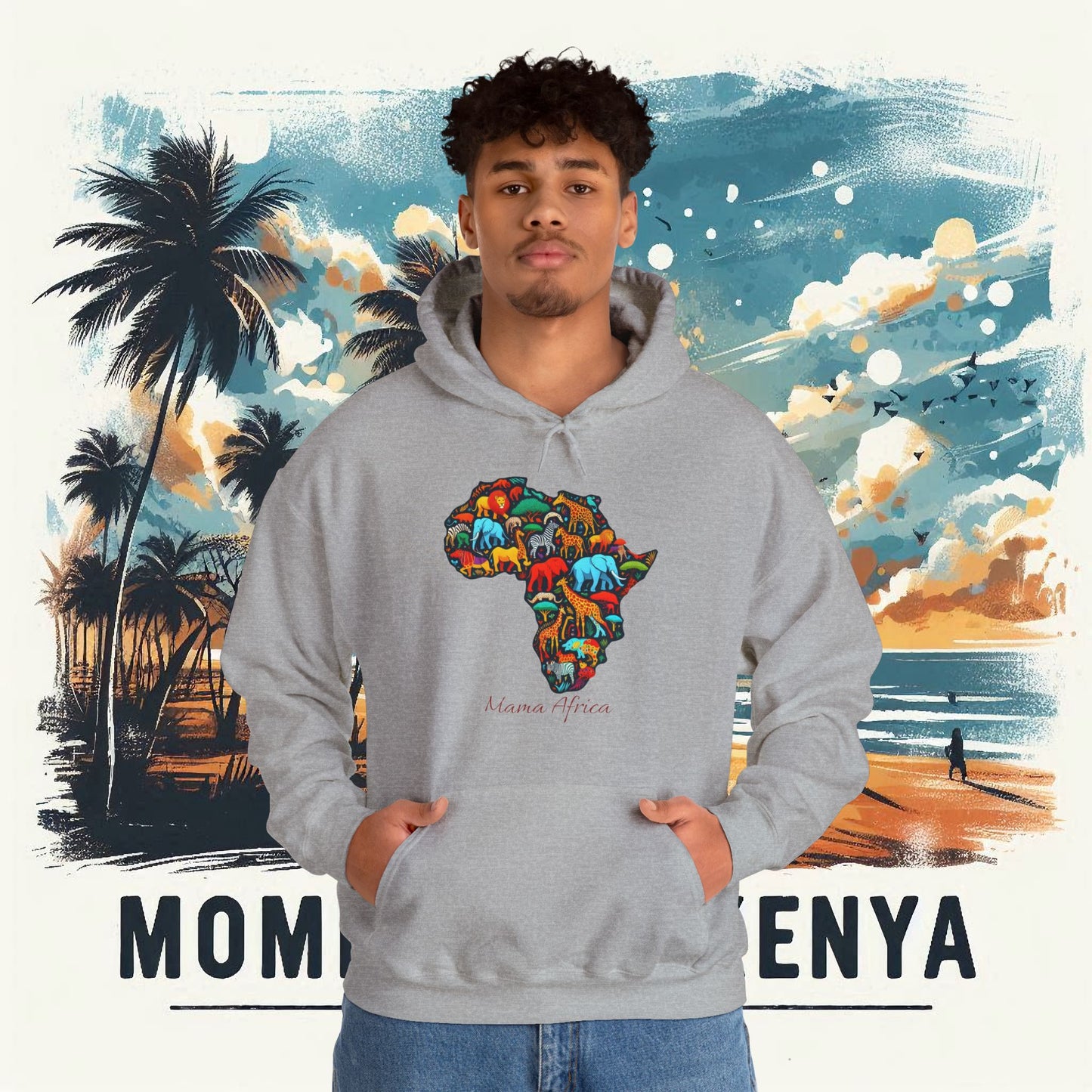 Mama Africa Unisex Heavy Blend™ Hooded Sweatshirt
