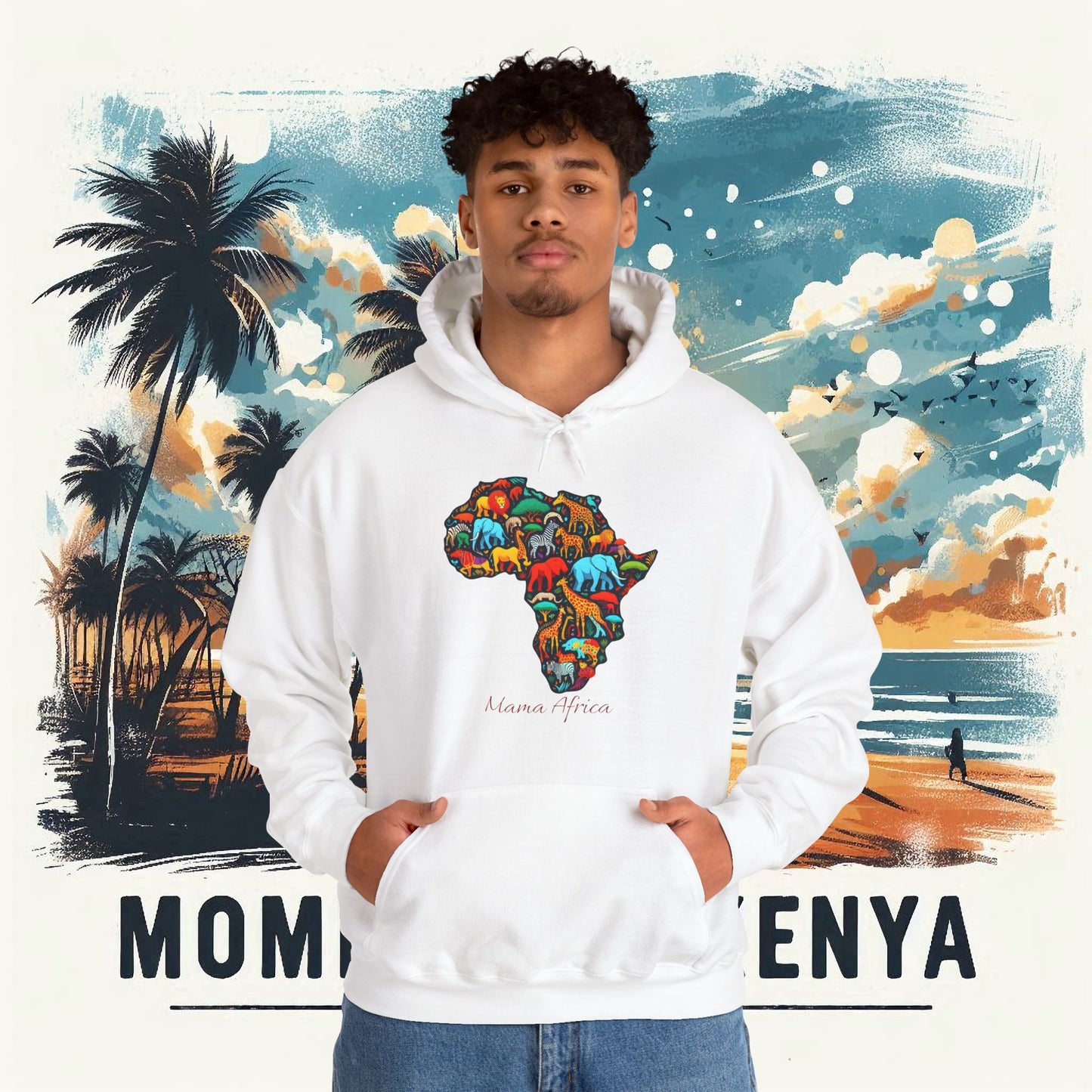 Mama Africa Unisex Heavy Blend™ Hooded Sweatshirt