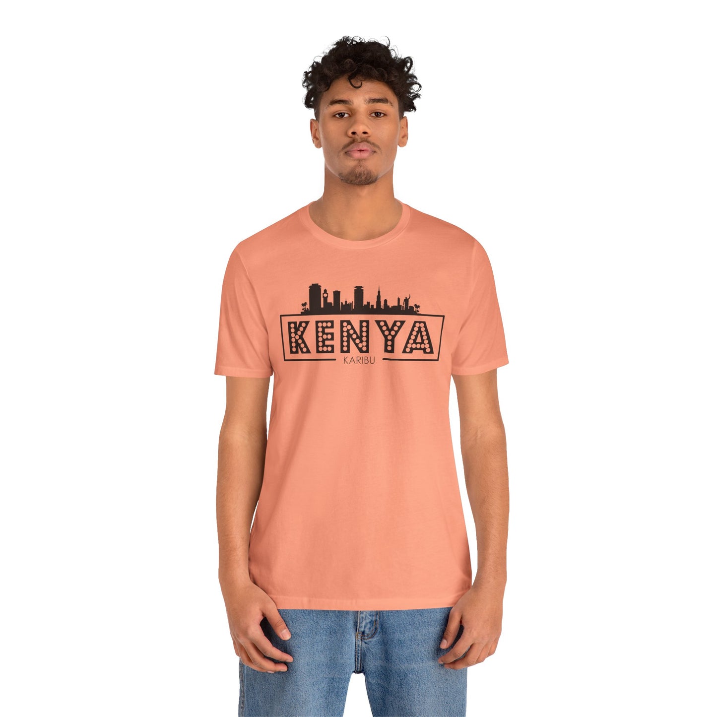Kenya Karibu Travel Tee - Celebrate Culture & Travel