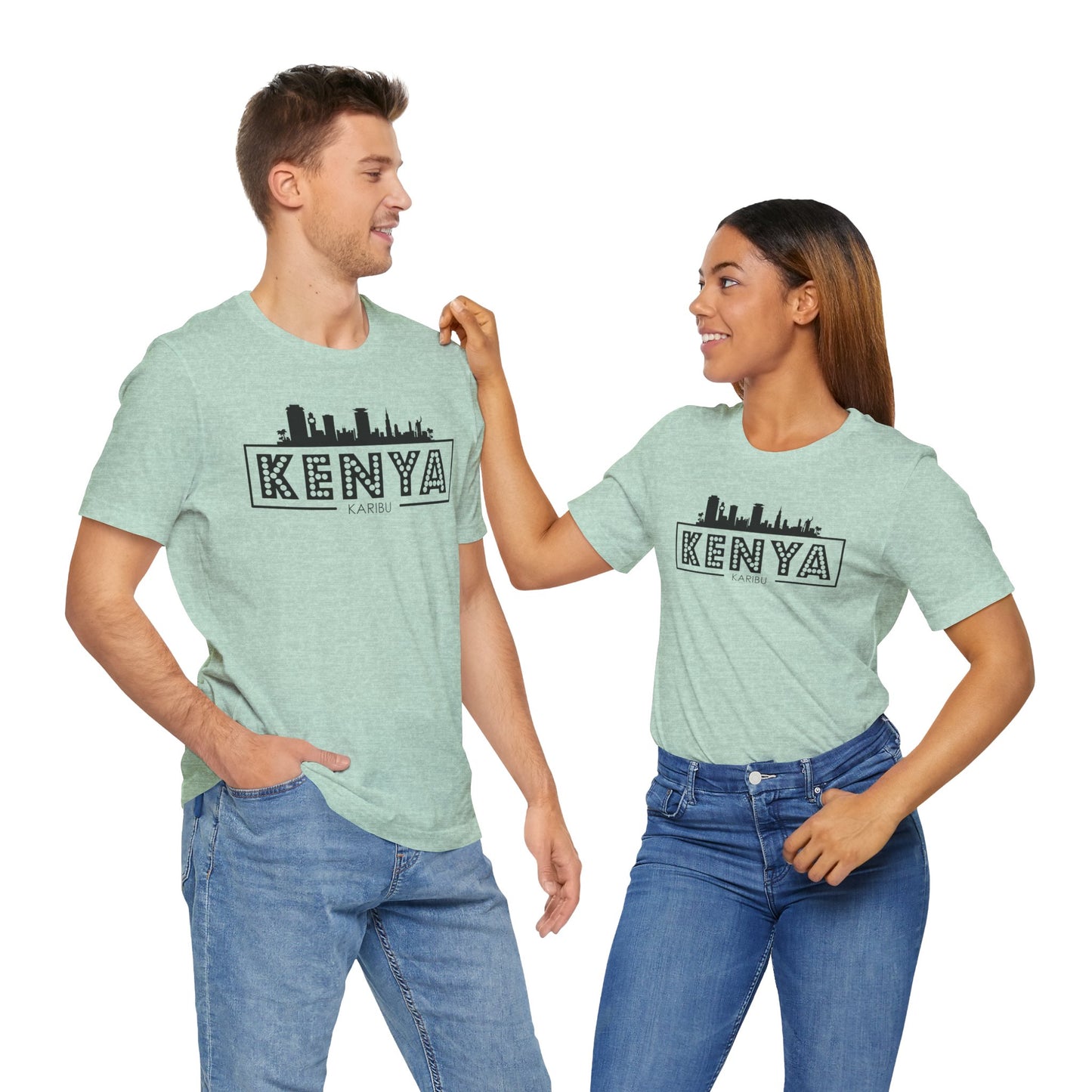 Kenya Karibu Travel Tee - Celebrate Culture & Travel