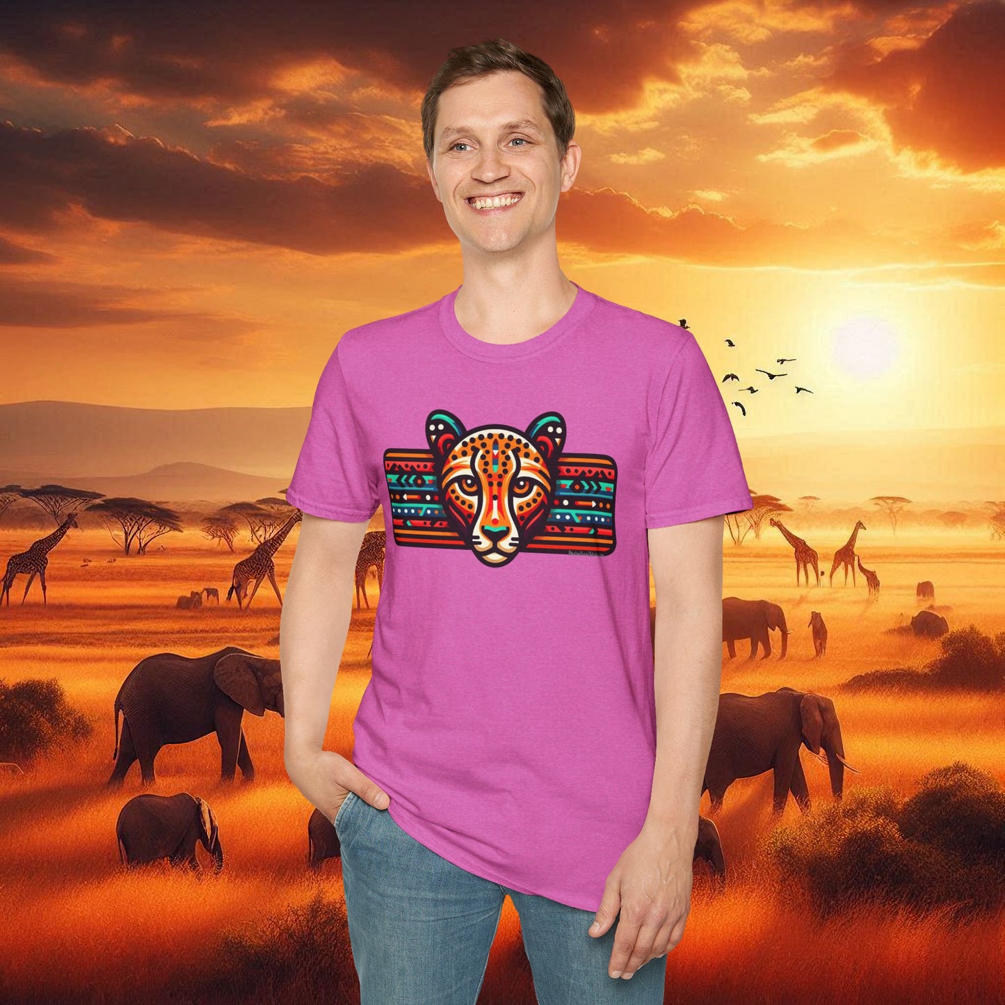 Leopard Tee Unisex Softstyle T-Shirt