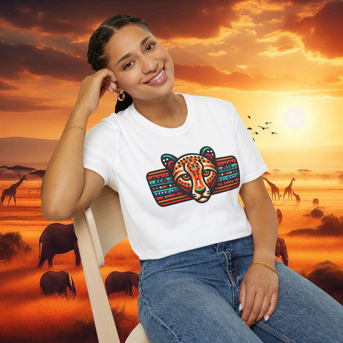 Leopard Tee Unisex Softstyle T-Shirt