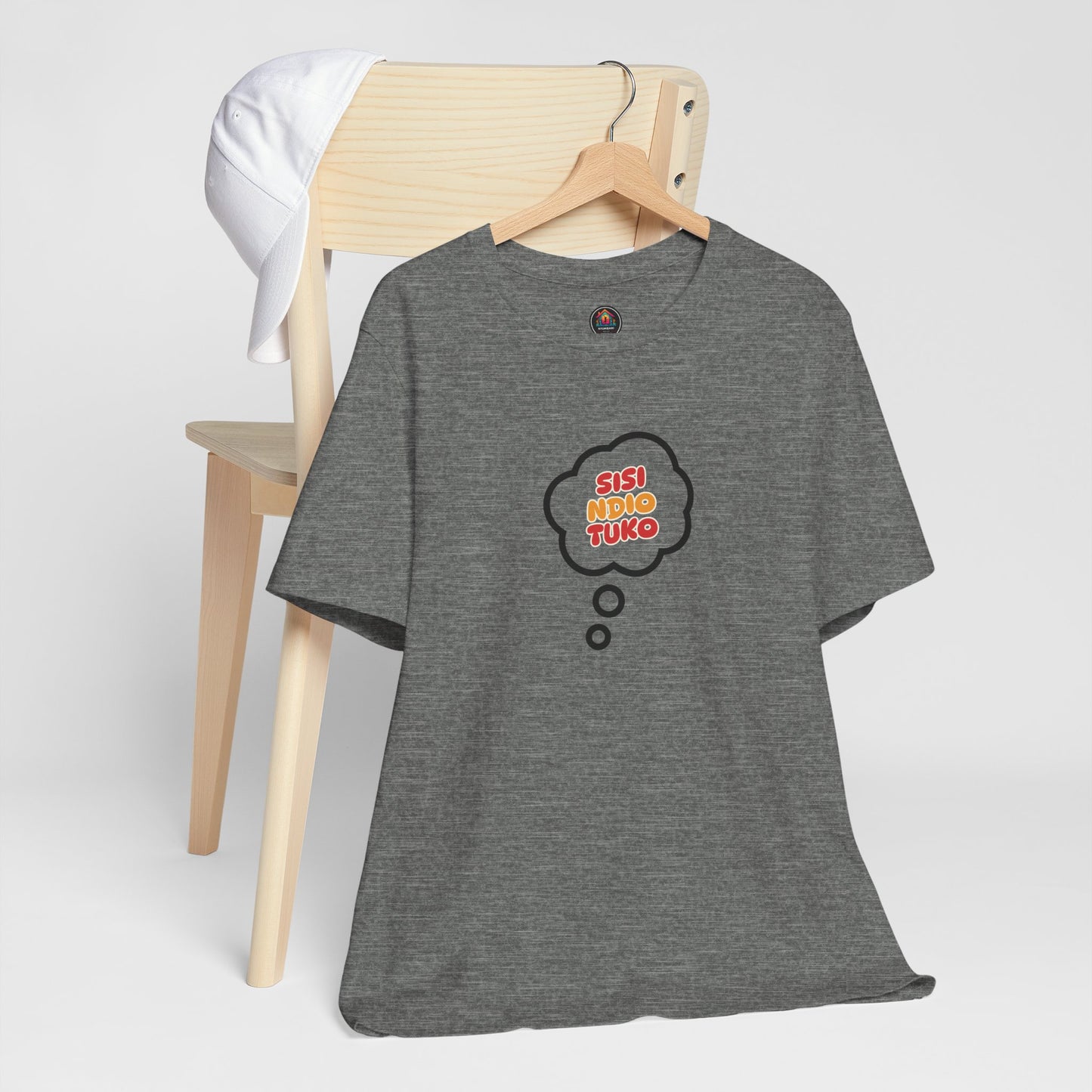 Unisex T-shirt Sisi Ndio Tuko African Print Men Women Tee