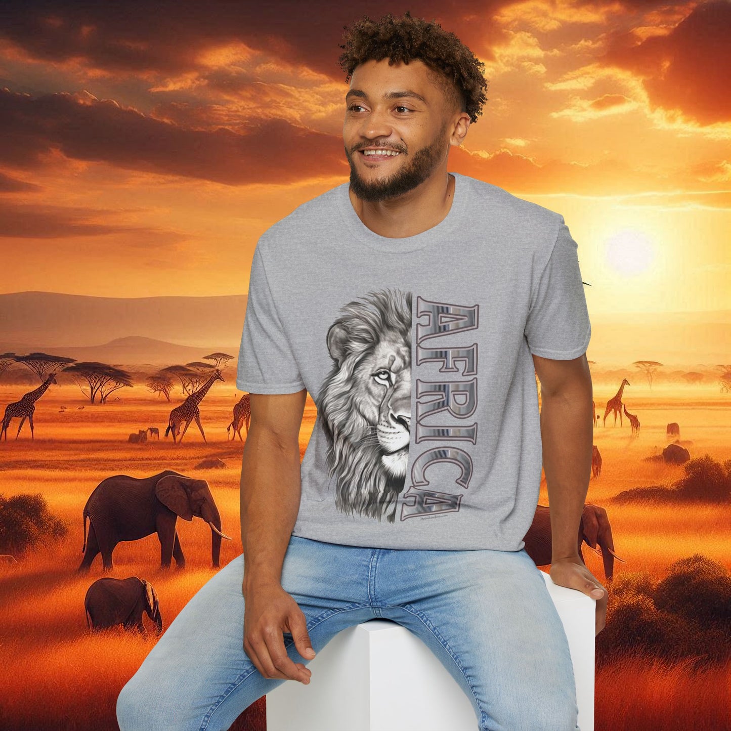 Lion Africa T-Shirt - Unisex