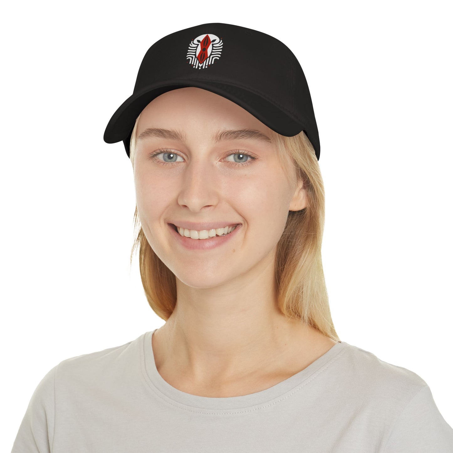 Kenyan Shield Baseball Cap — Low Profile Black Hat
