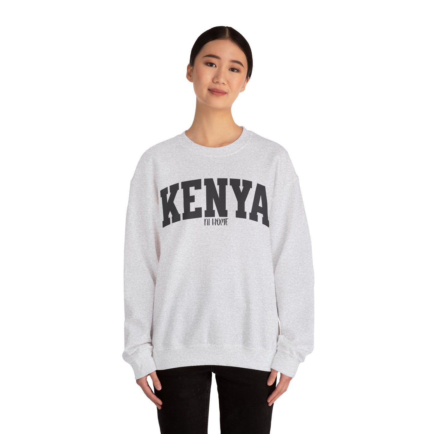 Kenya Campus Crewneck Sweatshirt — Vintage Collegiate Kenya Pullover