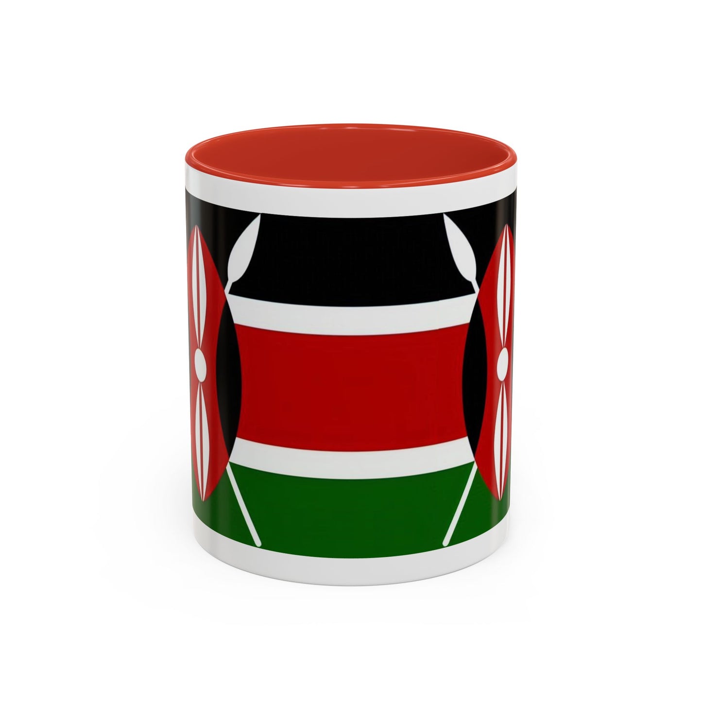 Kenyan Flag Accent Coffee Mug | 11oz & 15oz