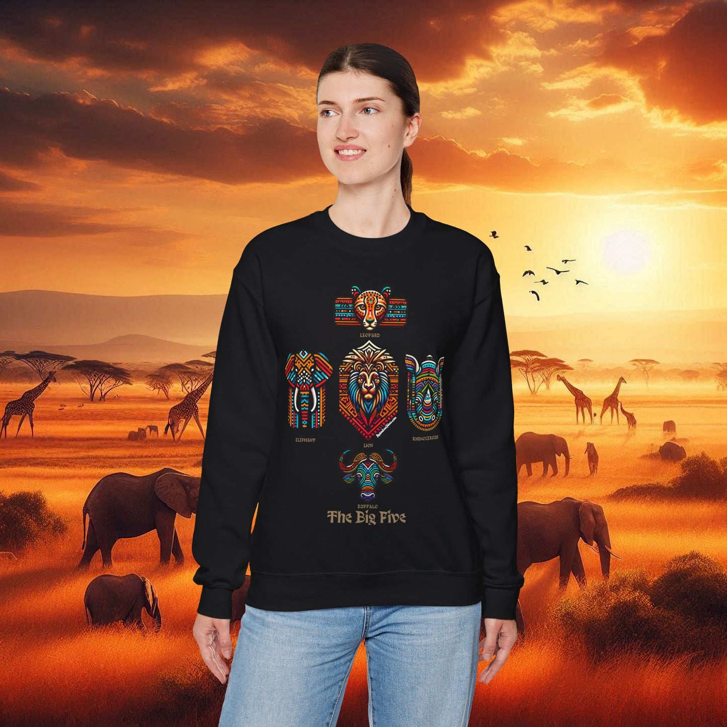 Big Five Sweatshirt   Unisex Heavy Blend™ Crewneck Sweatshirt