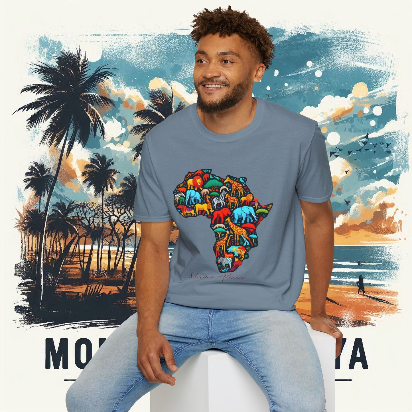 Mama Africa   Unisex Softstyle T-Shirt