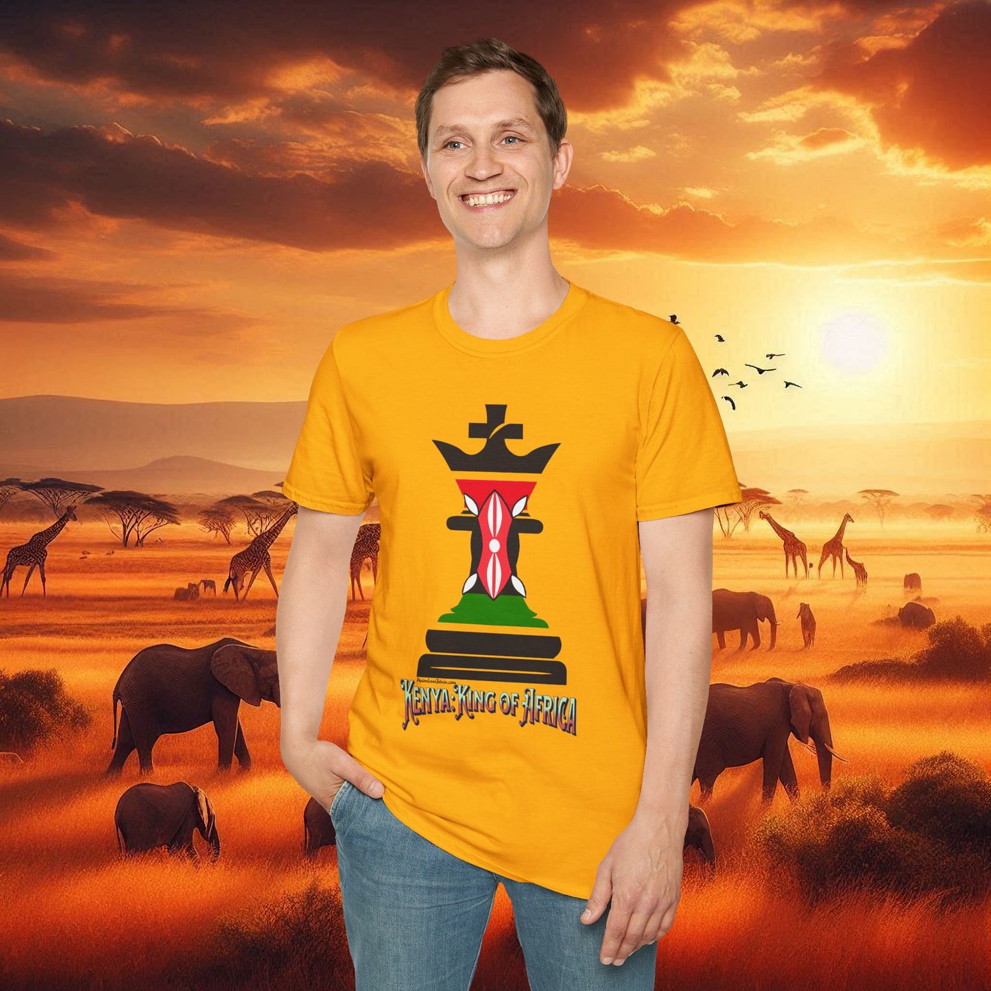 Kenya King of Africa Elevation T-Shirt