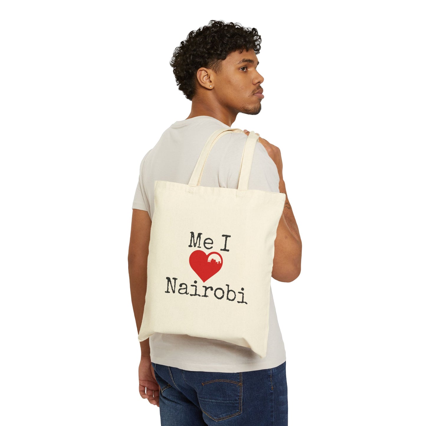Nairobi Heart Canvas Tote