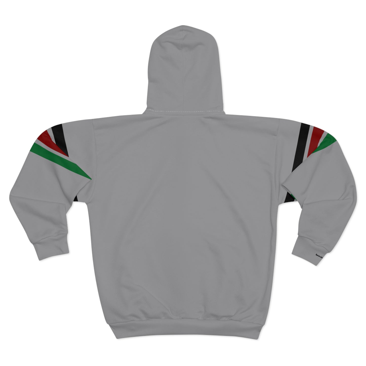 Kenyan Striped Sleeve Zip Hoodie