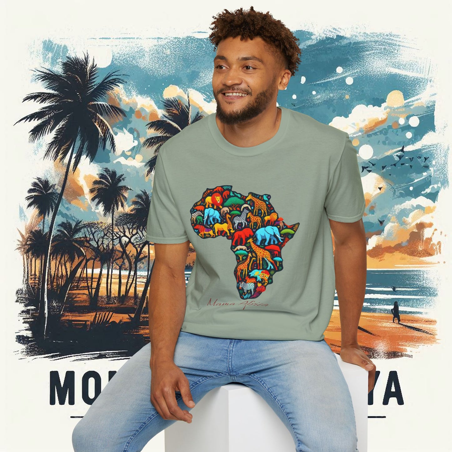 Mama Africa   Unisex Softstyle T-Shirt