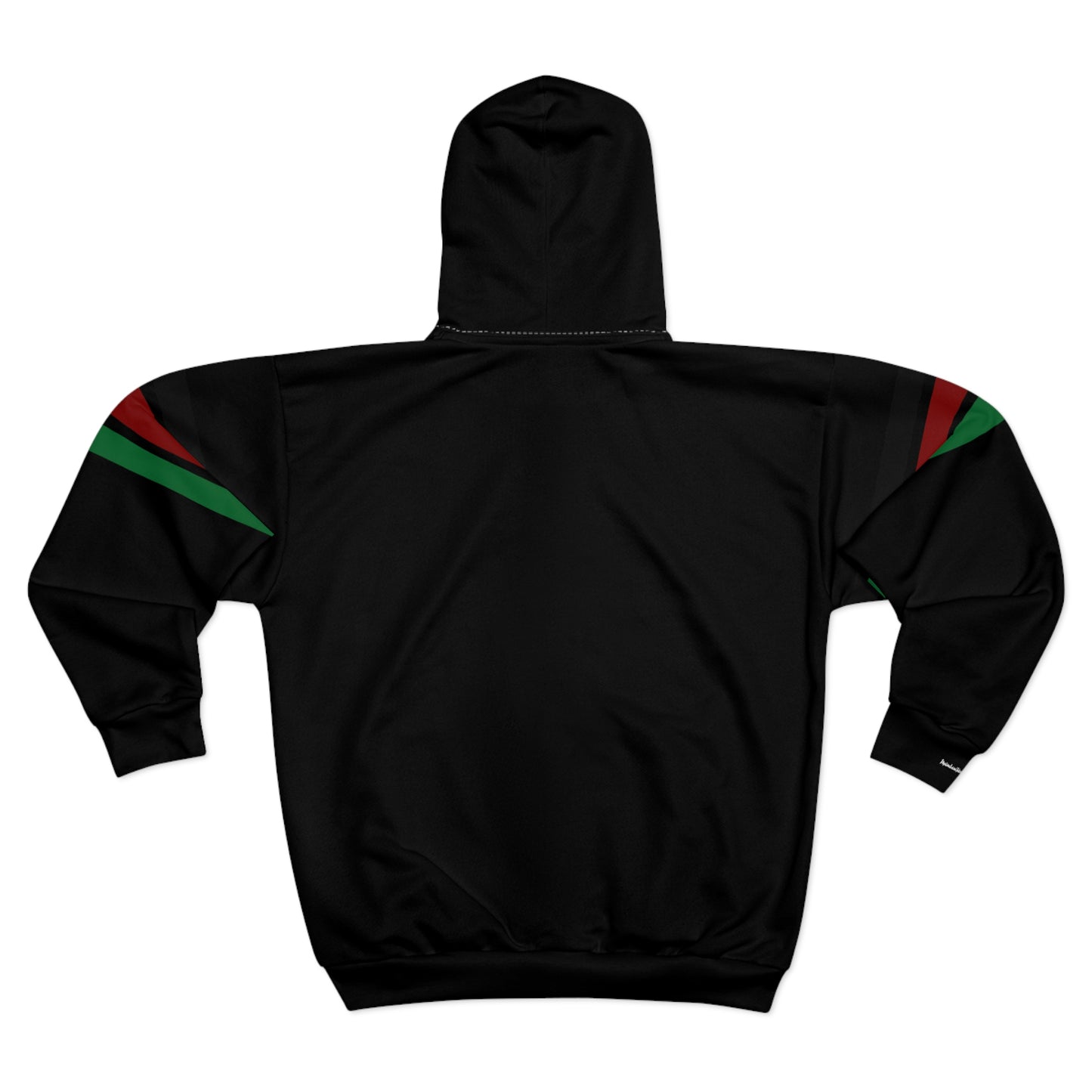 Kenyan Striped Sleeve Zip Hoodie