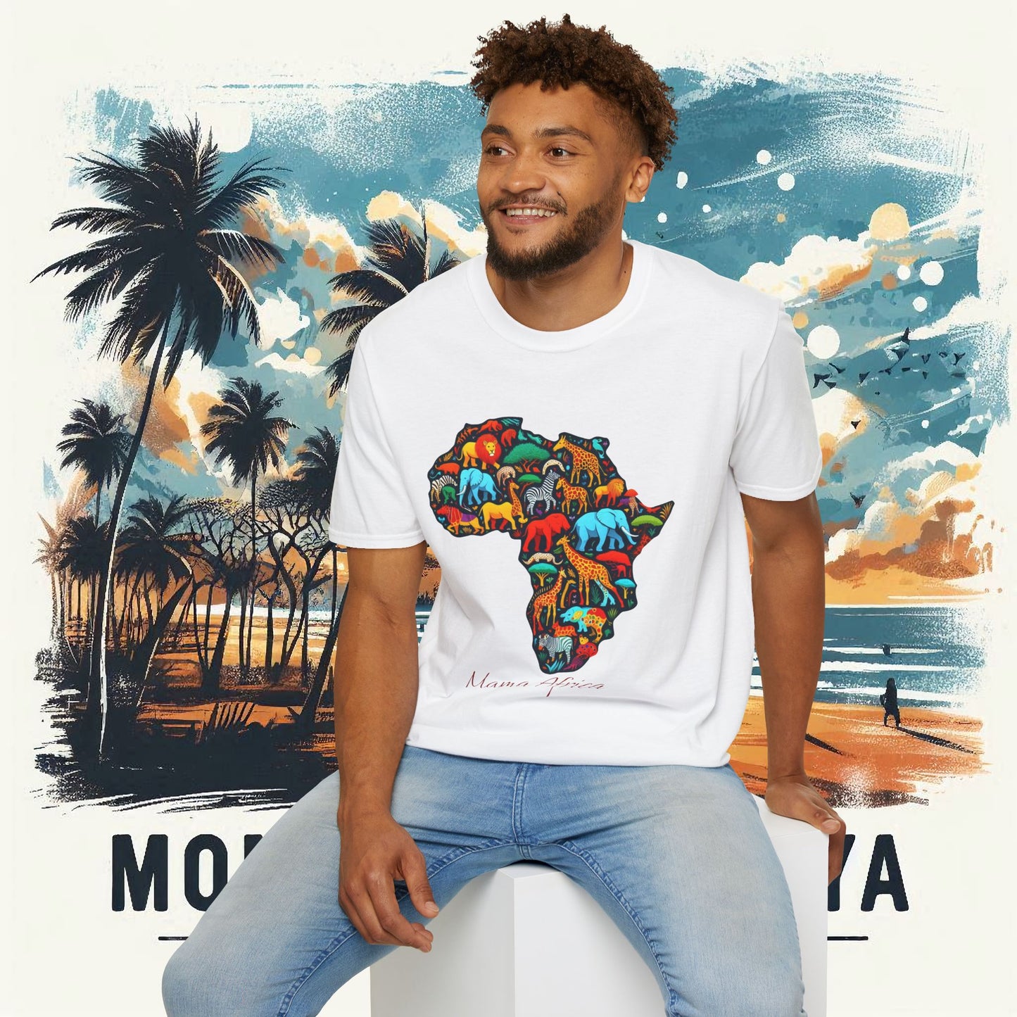 Mama Africa   Unisex Softstyle T-Shirt