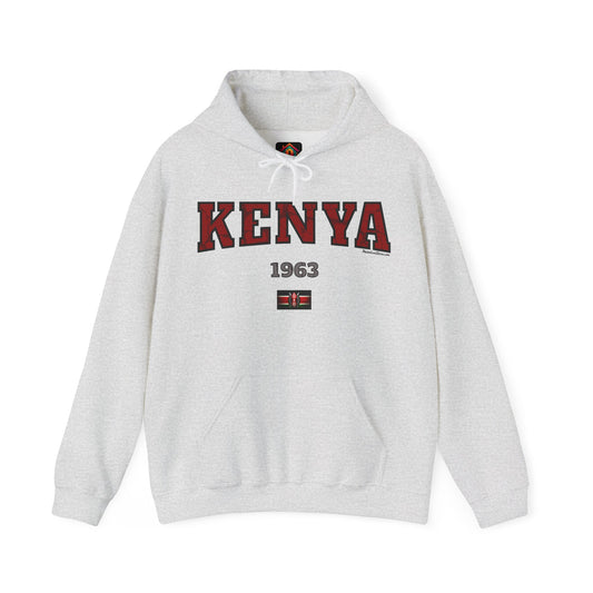 Kenyan 1963 Hooded Sweatshirt with Flag Design