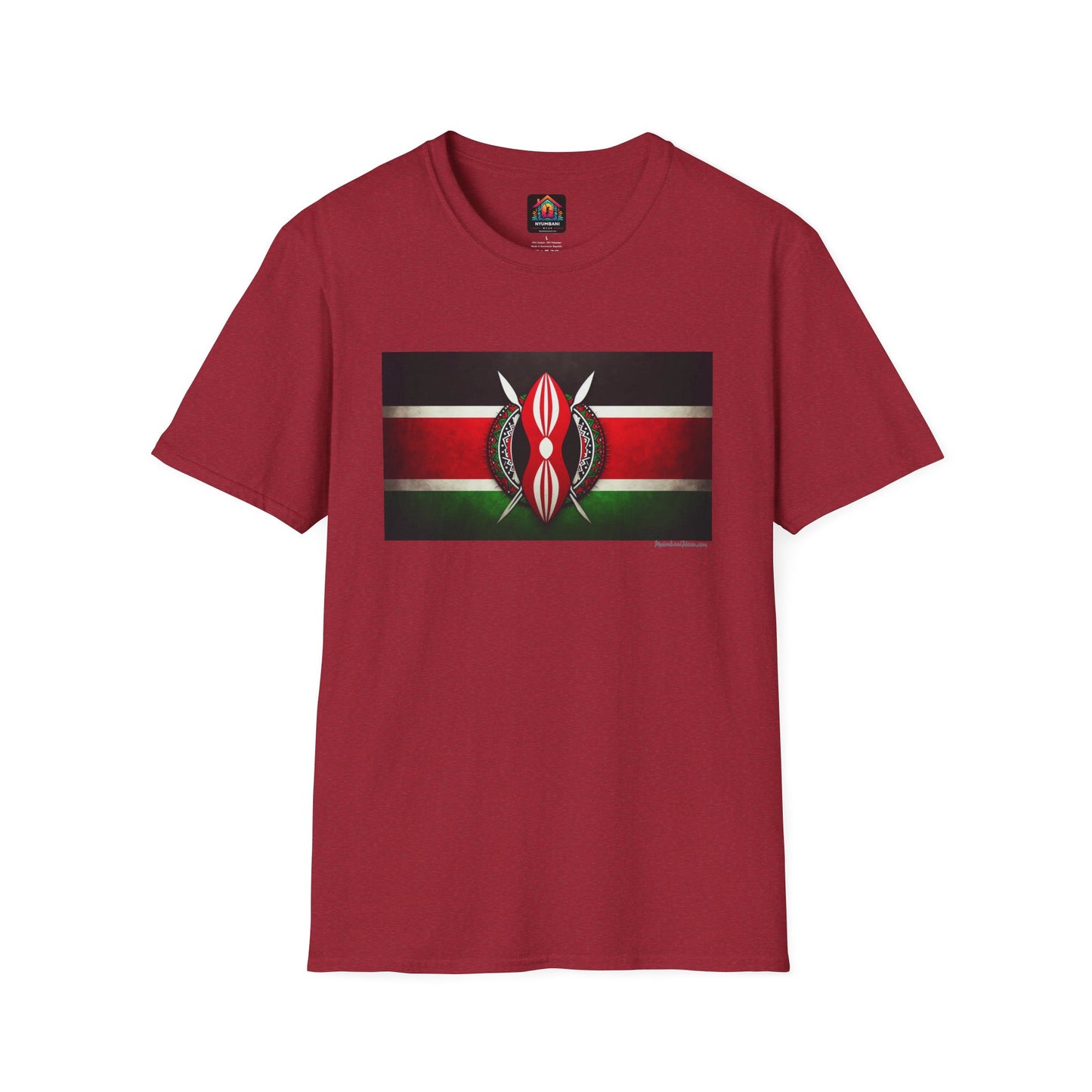 Kenyan Faded Flag T-Shirt - Show Your Kenyan Pride