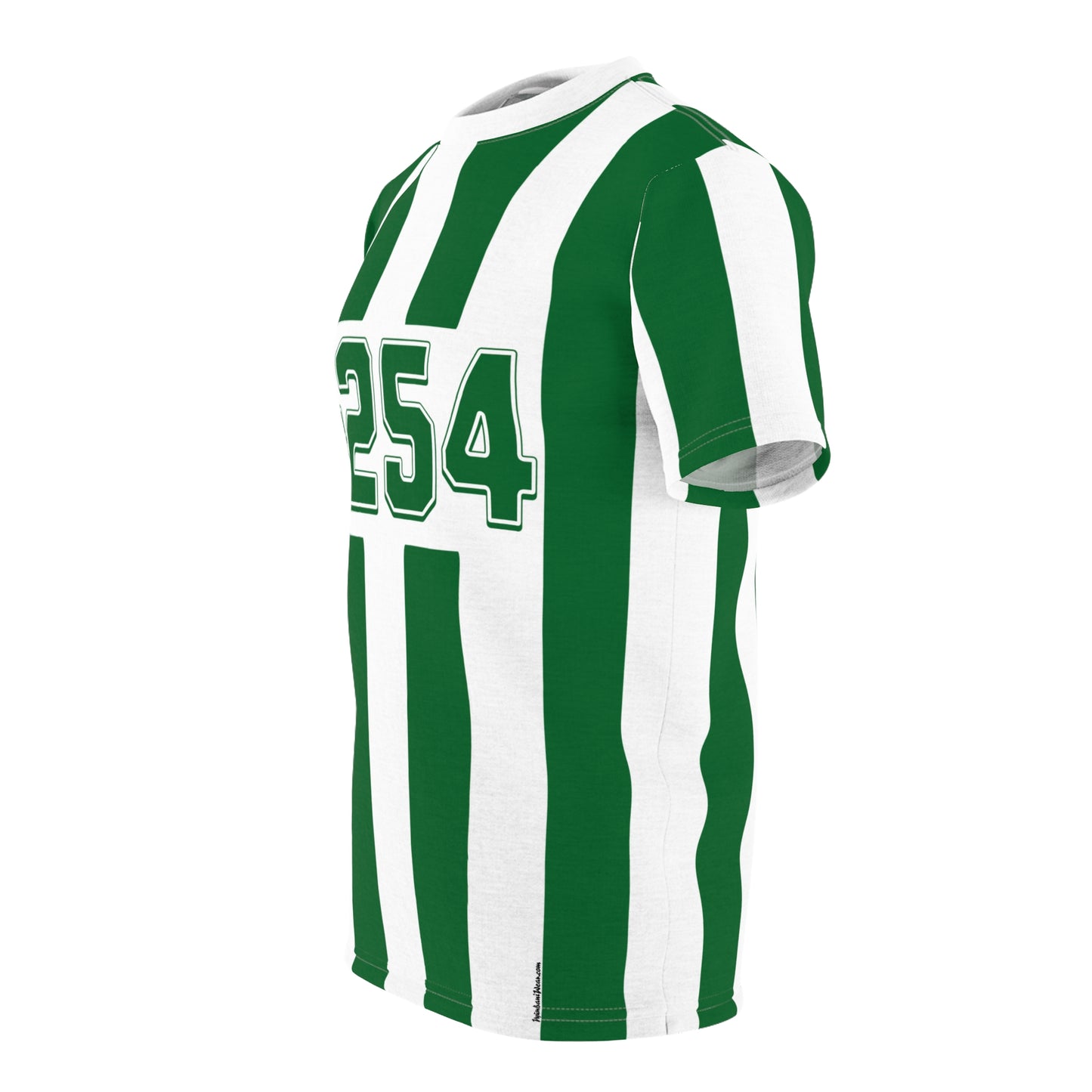 Soccer Jersey Tee - +254 Kenya Striped Design
