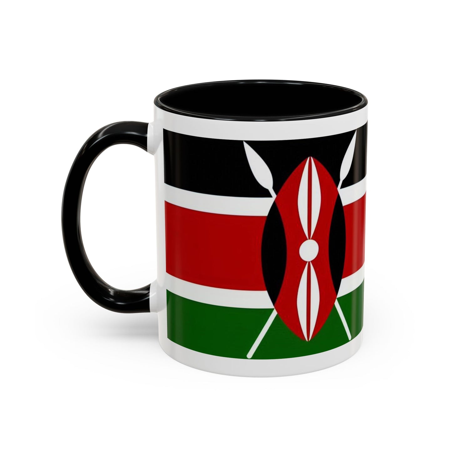 Kenyan Flag Accent Coffee Mug | 11oz & 15oz