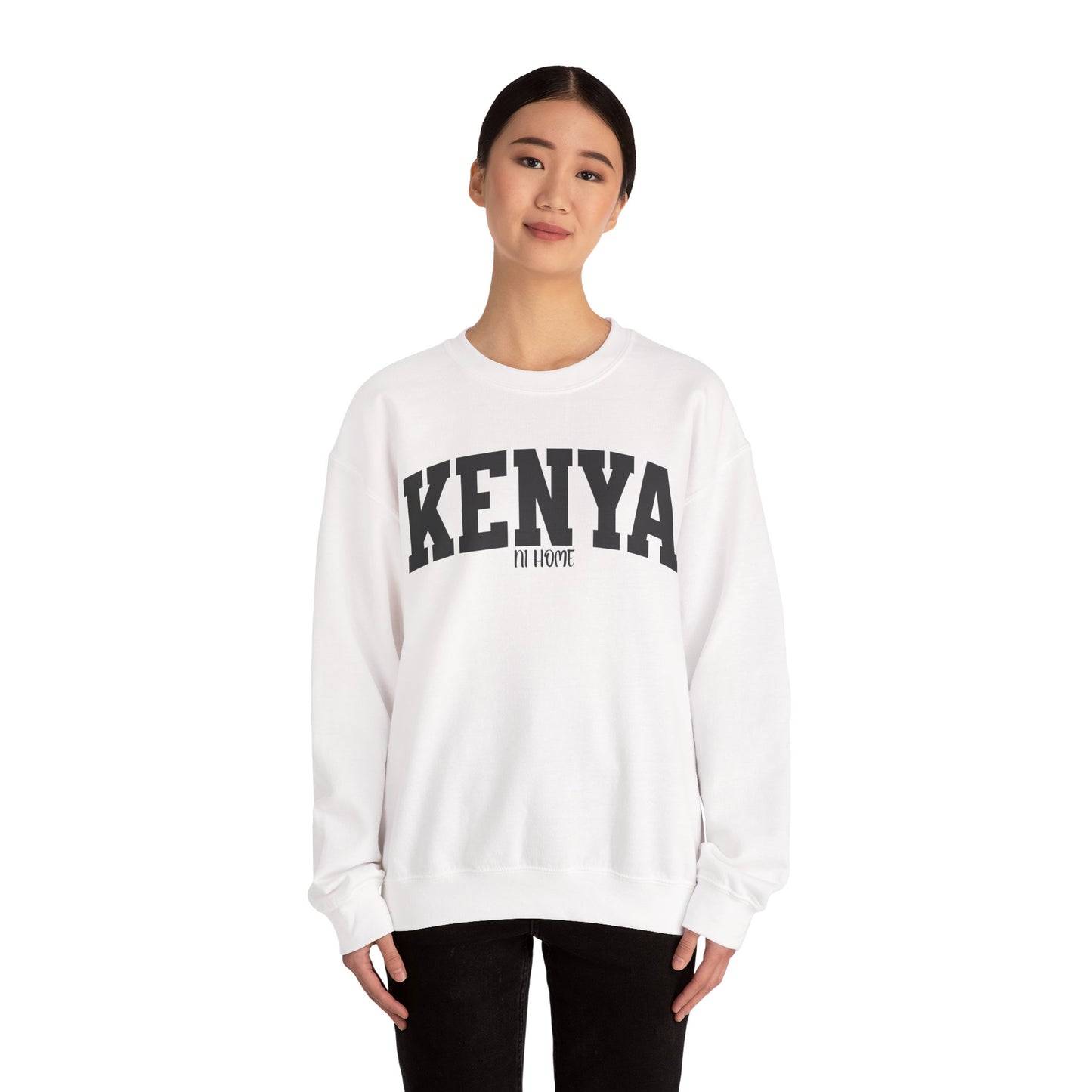 Kenya Campus Crewneck Sweatshirt — Vintage Collegiate Kenya Pullover