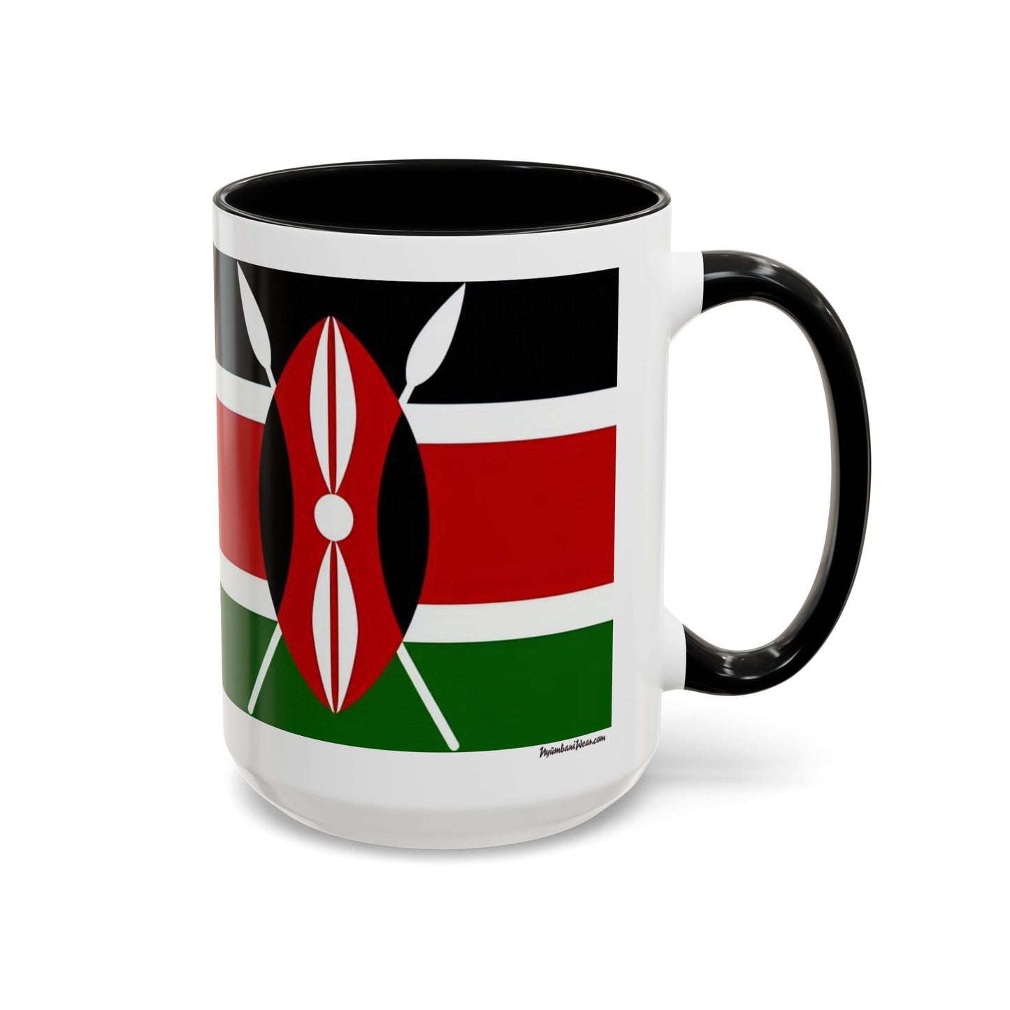Kenyan Flag Accent Coffee Mug | 11oz & 15oz
