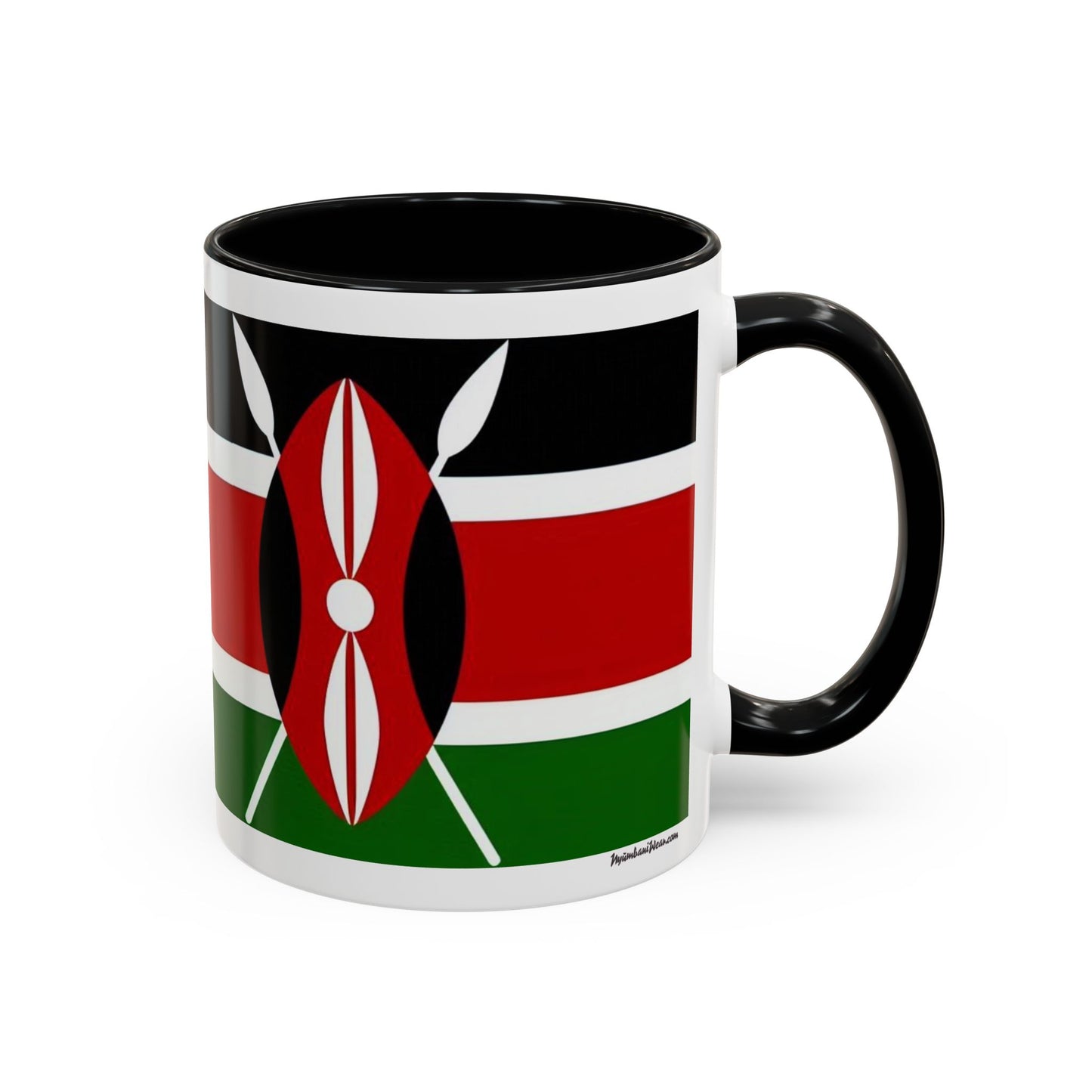 Kenyan Flag Accent Coffee Mug | 11oz & 15oz