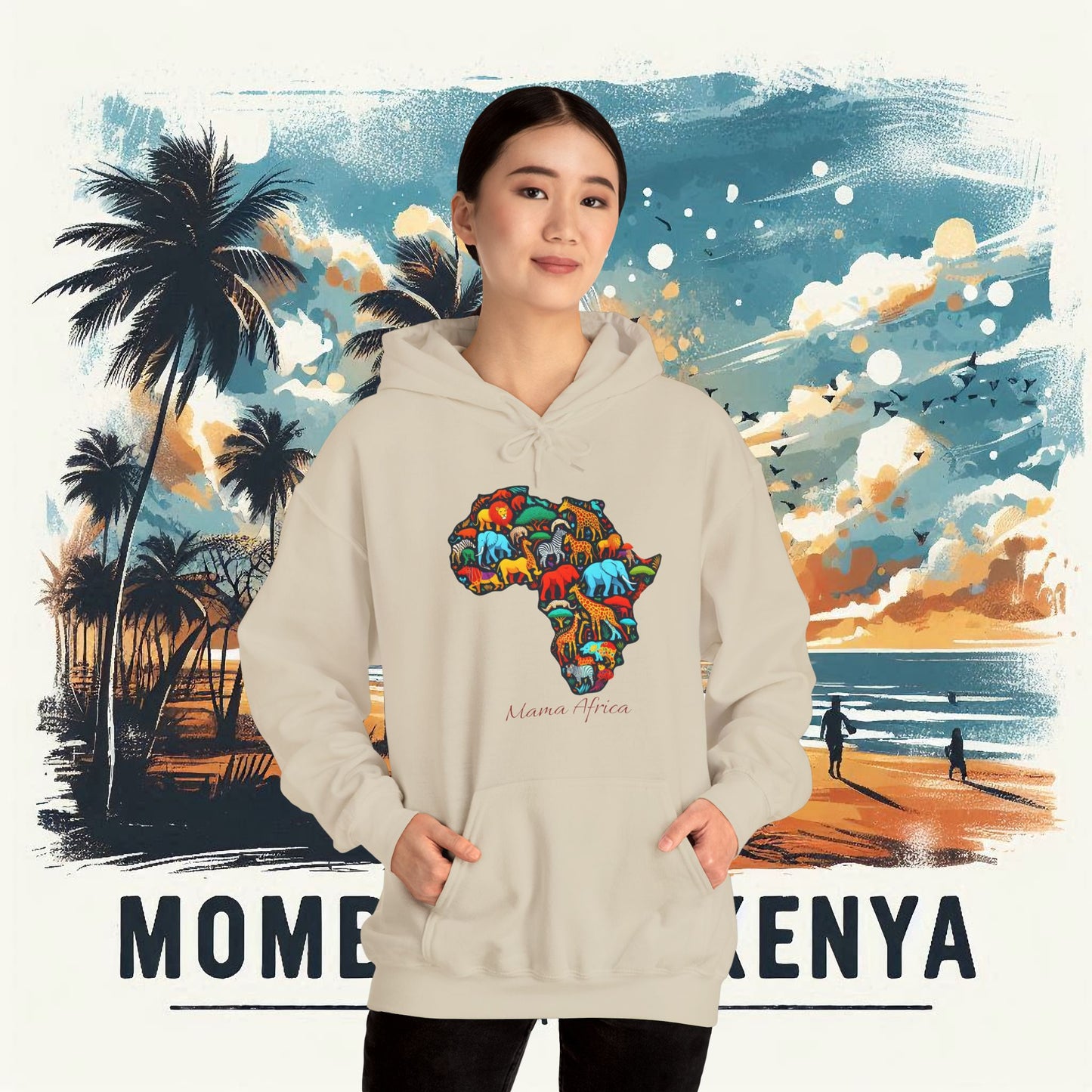 Mama Africa Unisex Heavy Blend™ Hooded Sweatshirt