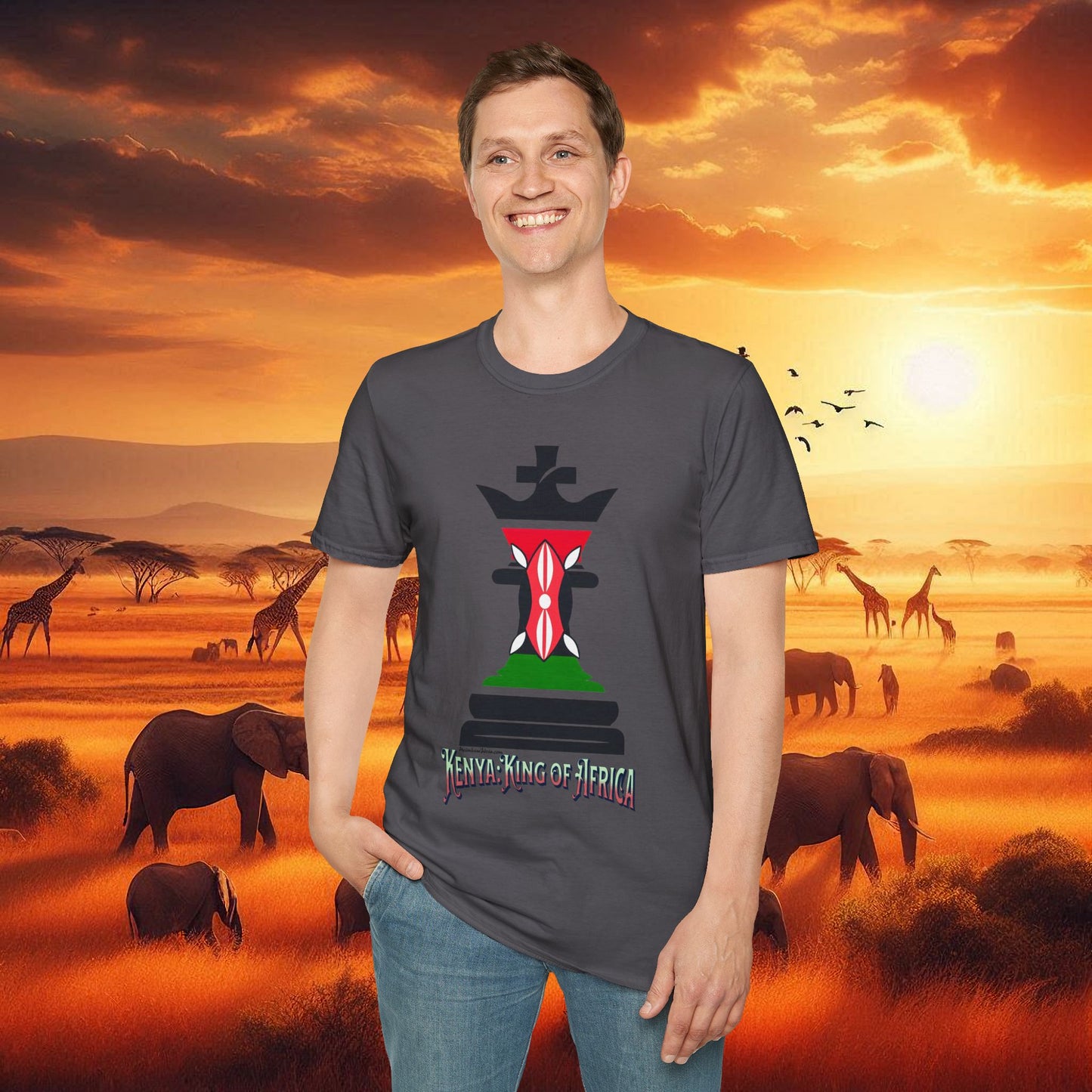 Kenya King of Africa Elevation T-Shirt