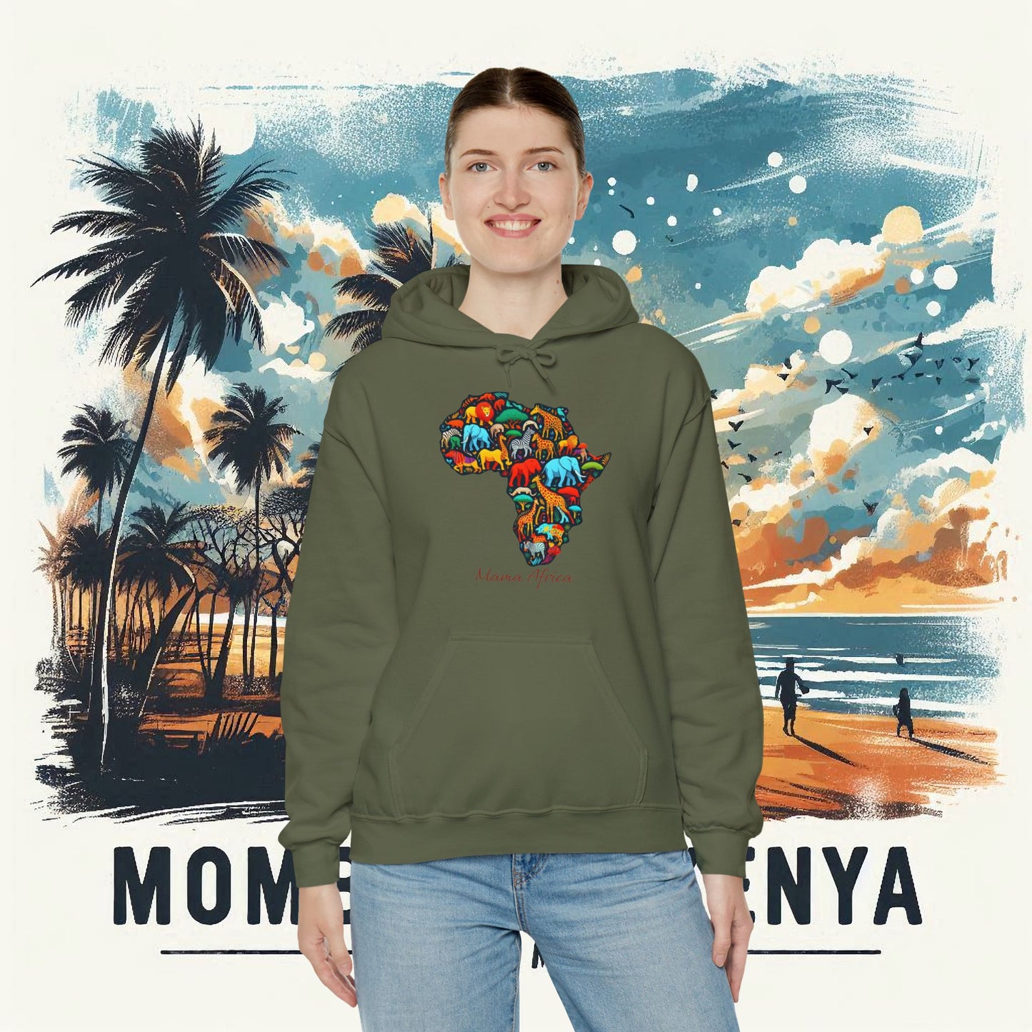 Mama Africa Unisex Heavy Blend™ Hooded Sweatshirt