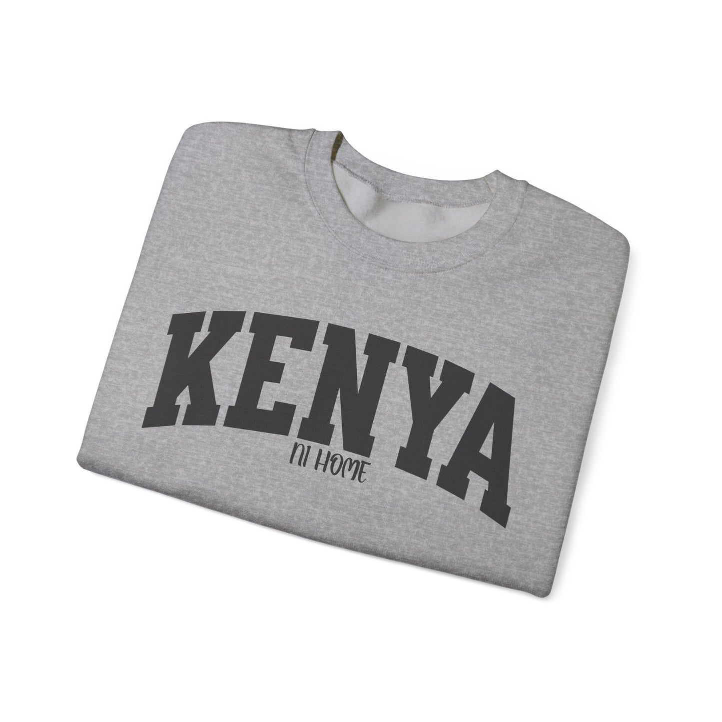 Kenya Campus Crewneck Sweatshirt — Vintage Collegiate Kenya Pullover